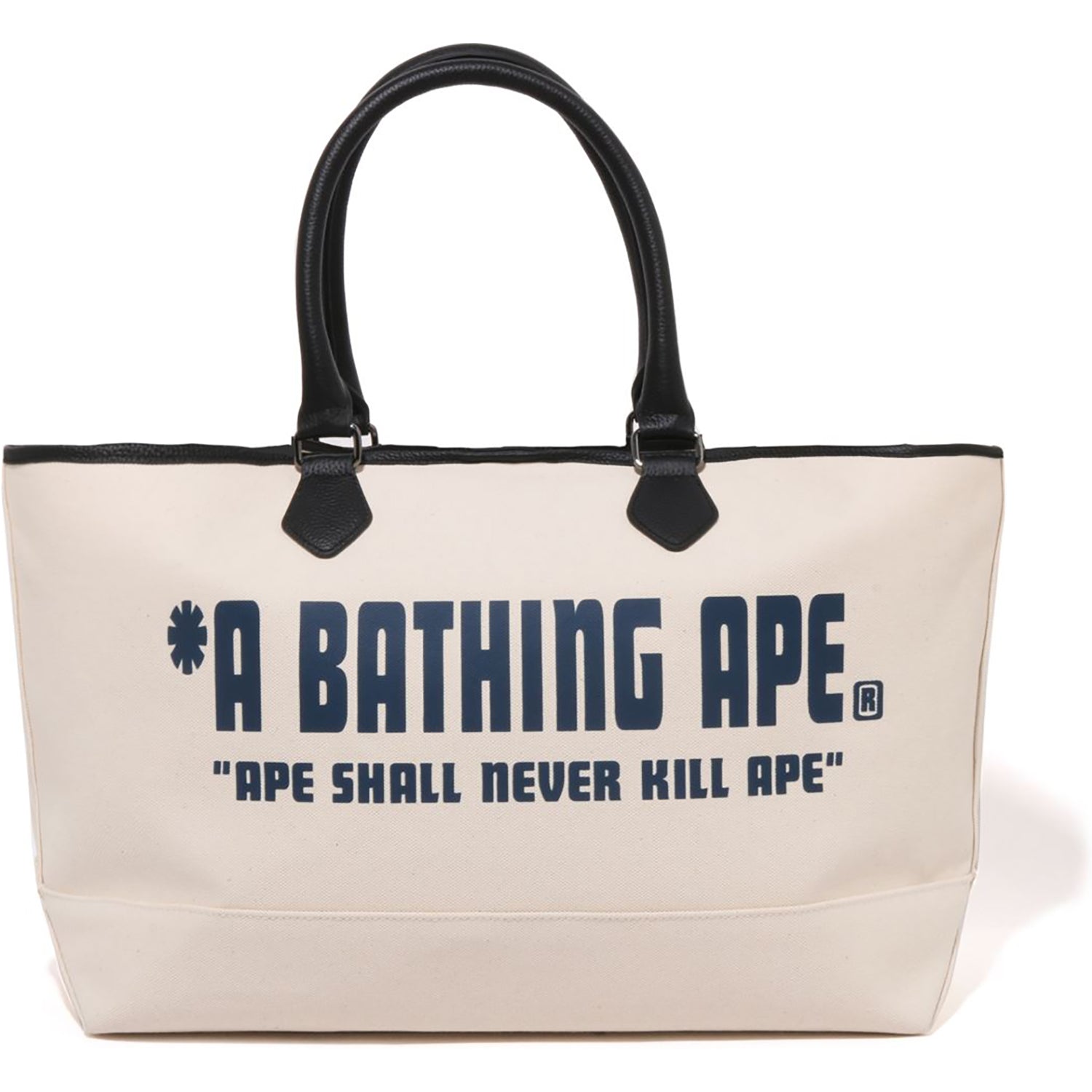 A BATHING APE CANVAS TOTE BAG MENS – Image 1