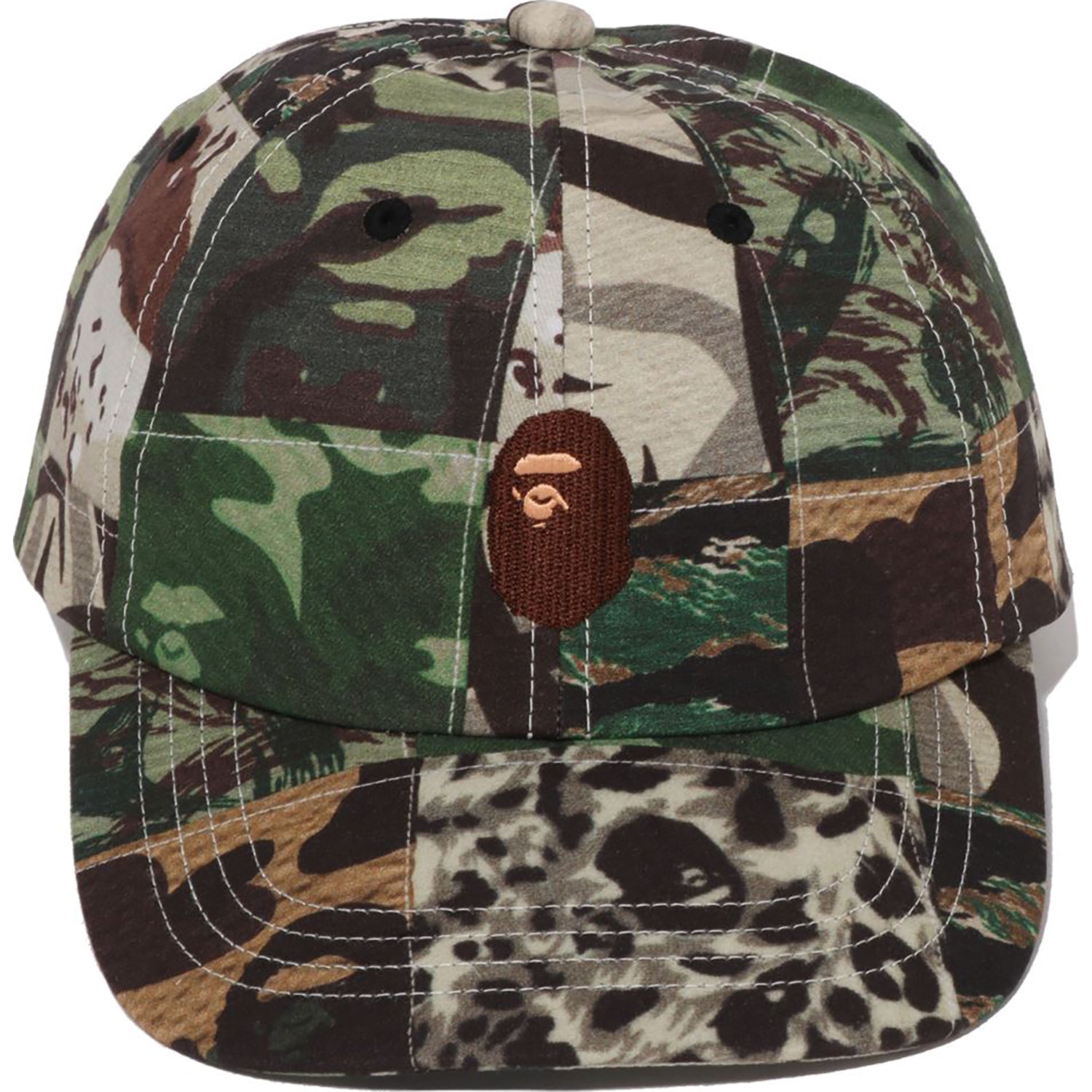 CAMO PATCHWORK PANEL CAP MENS – Image 2