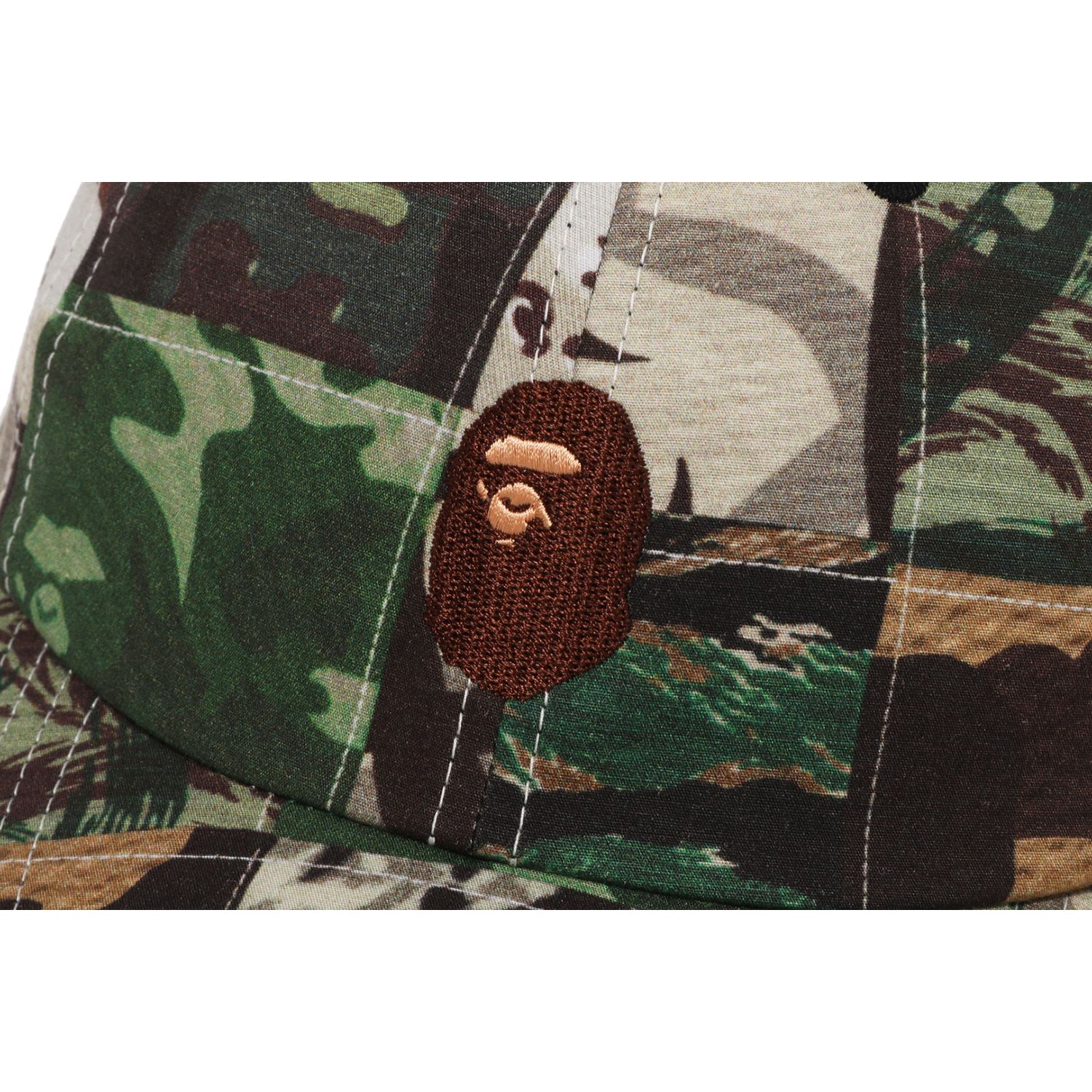 CAMO PATCHWORK PANEL CAP MENS – Image 3