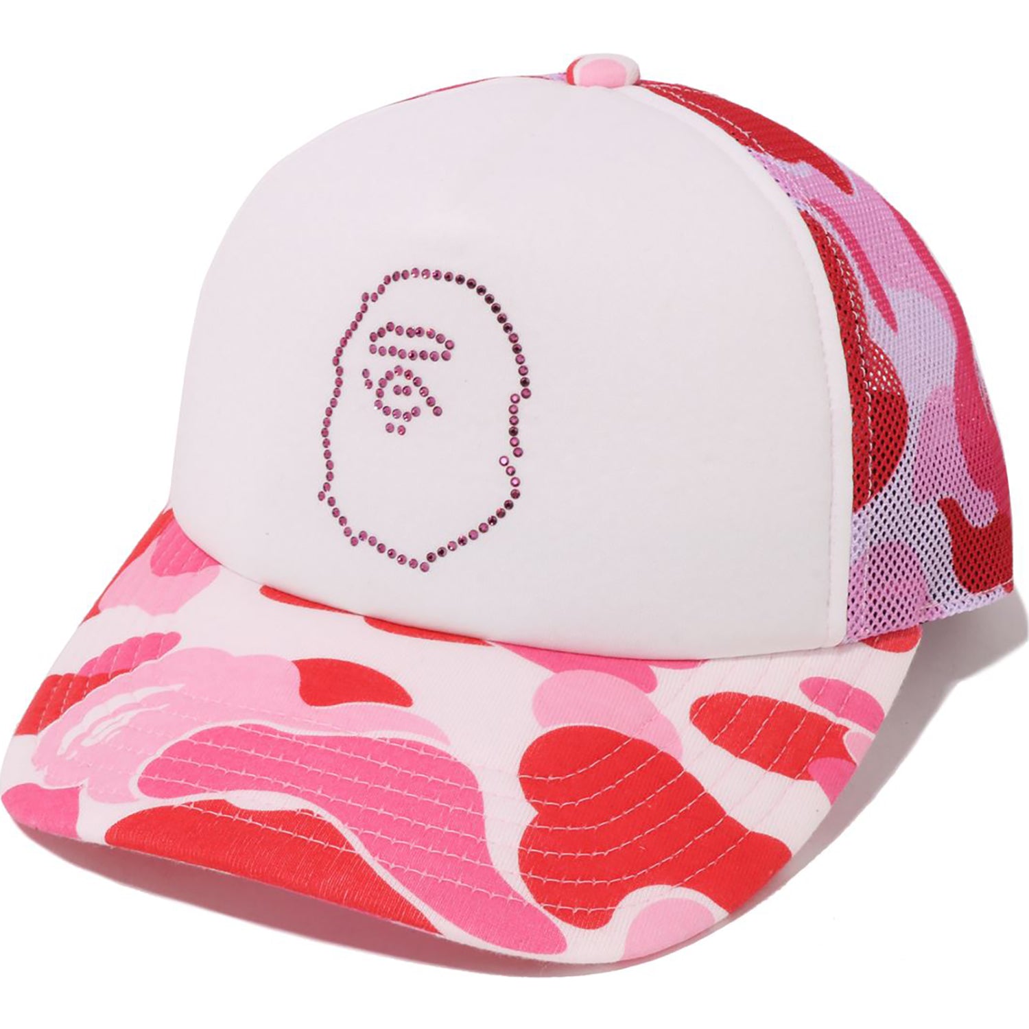 ABC CAMO CRYSTAL STONE MESH CAP LADIES – Image 1
