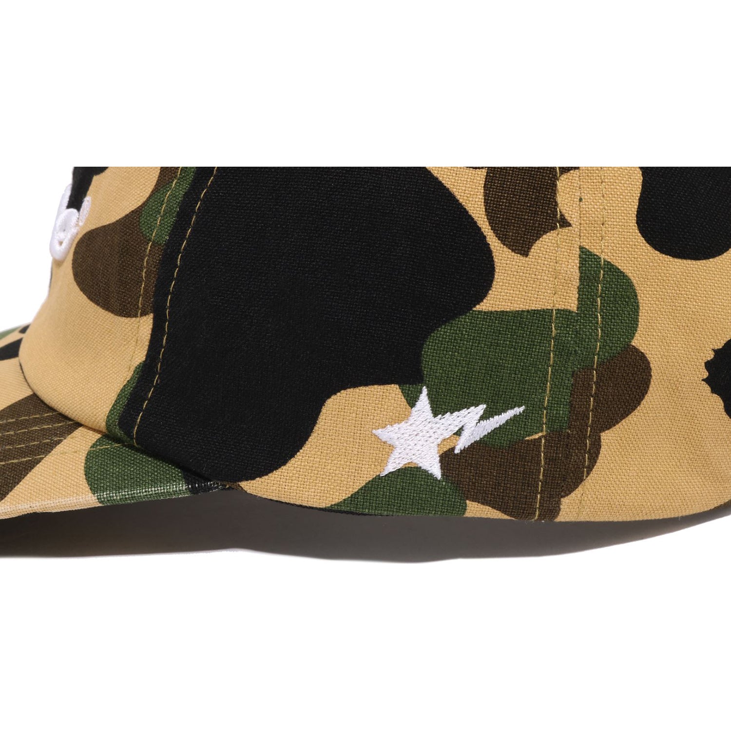 1ST CAMO BAPE PANEL CAP LADIES – Image 5
