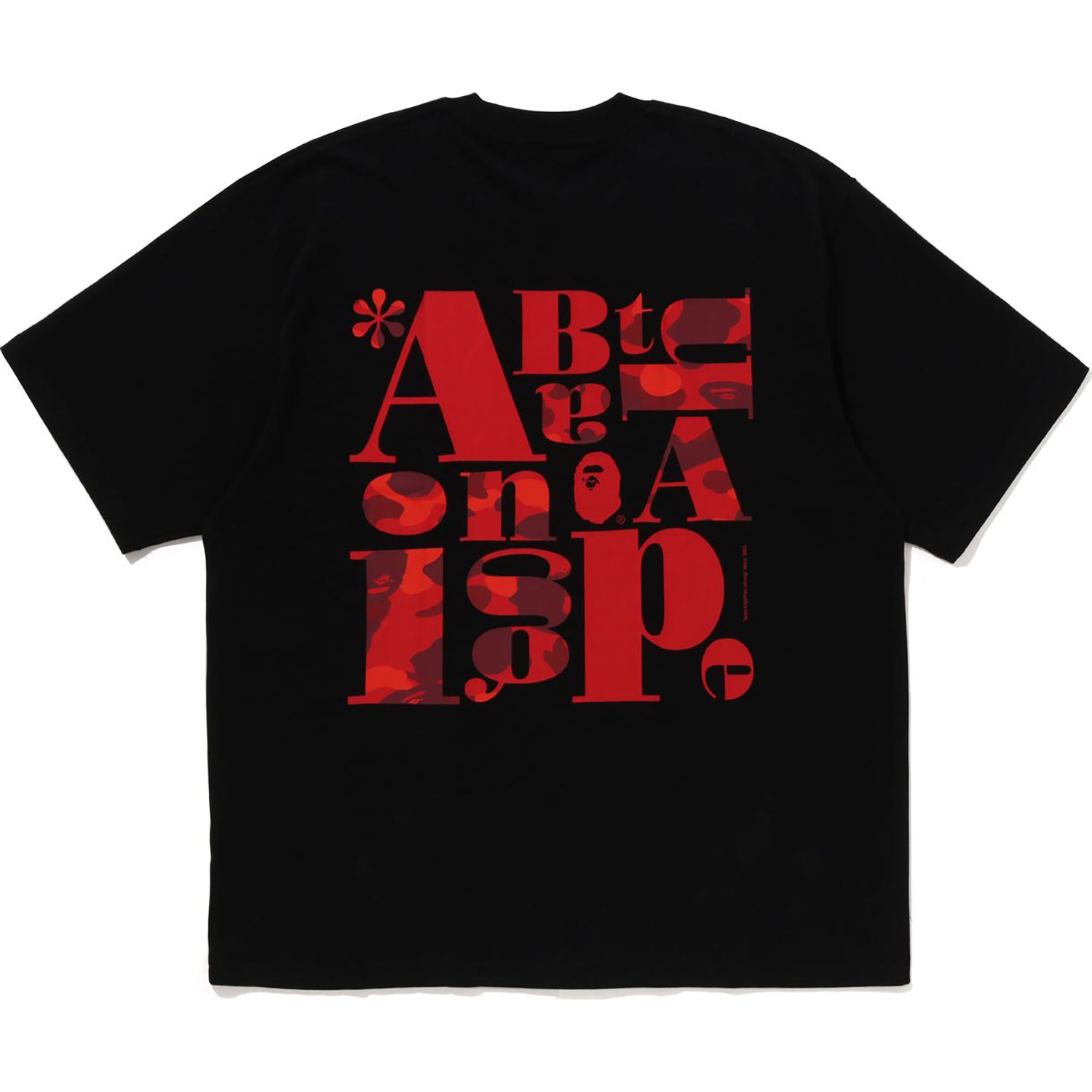 BAPE TEXT GRAPHIC TEE MENS – Image 2
