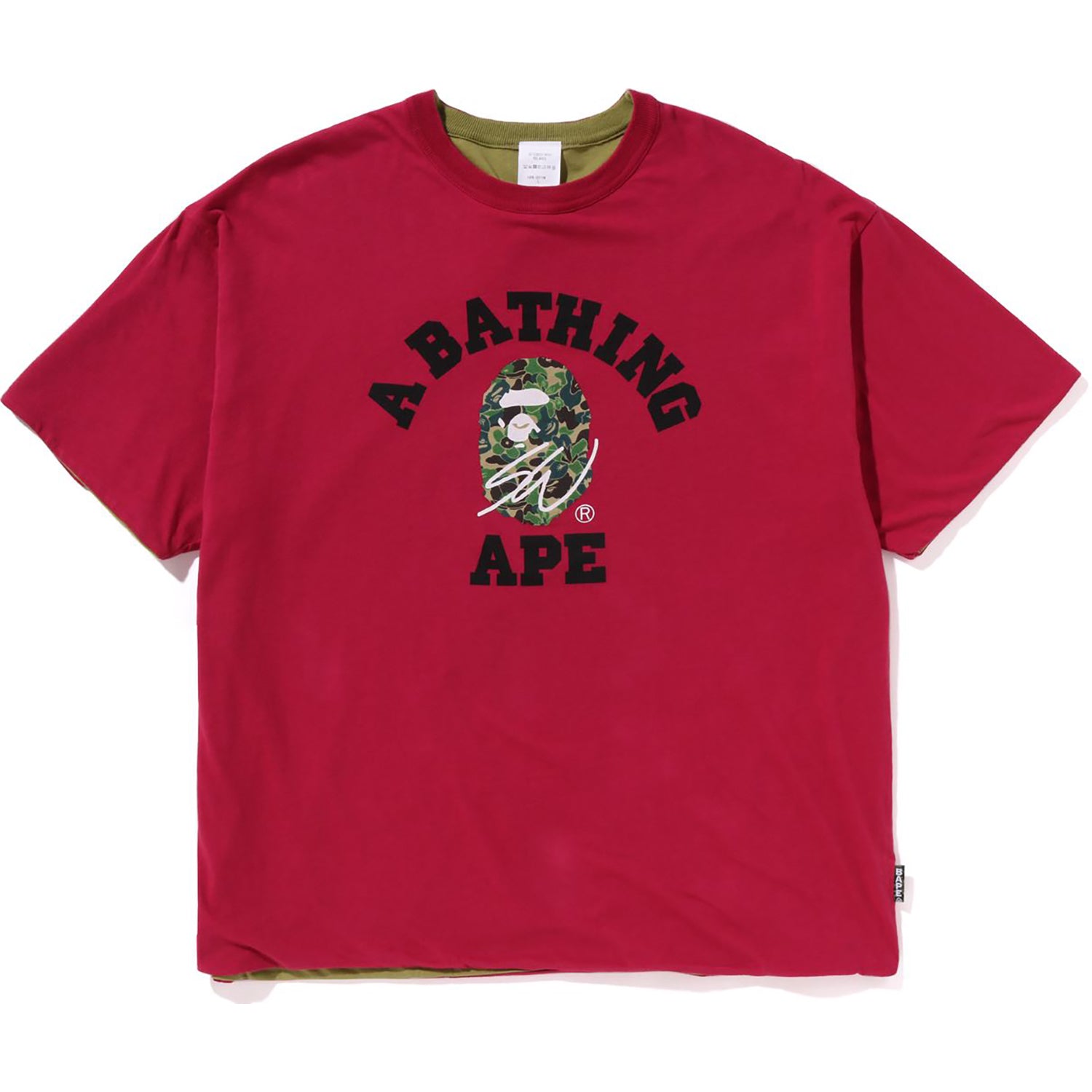 BAPE X SEAN WOTHERSPOON REVERSIBLE TEE MENS – Image 1