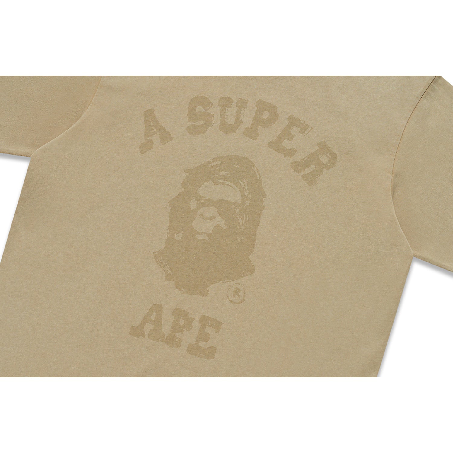 BAPE X KIDSUPER GARMENT DYE COLLEGE LOGO TEE MENS – Image 3