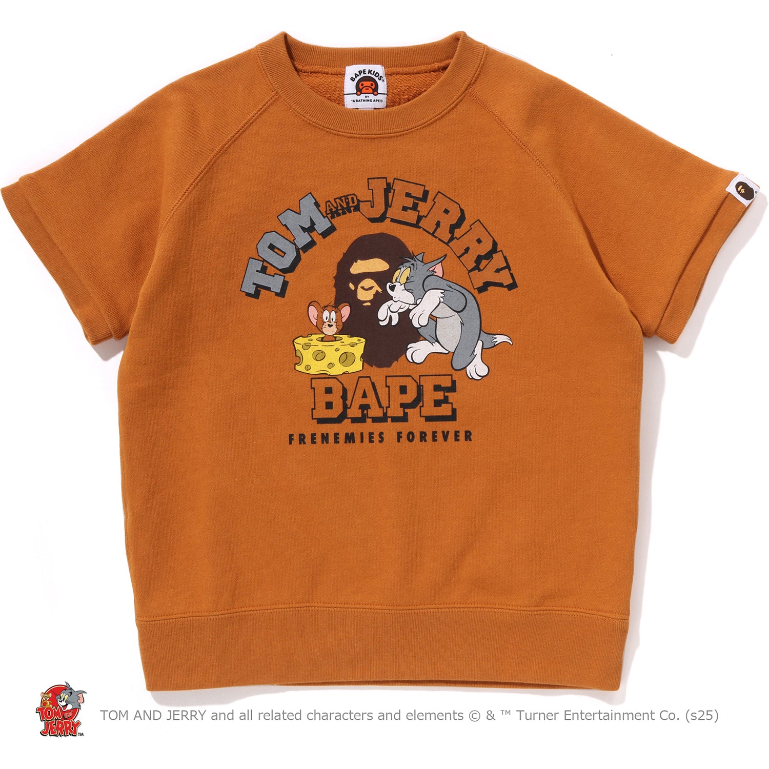 BAPE X TOM AND JERRY 85TH - RELAXED FIT SWEAT TEE KIDS – Image 1