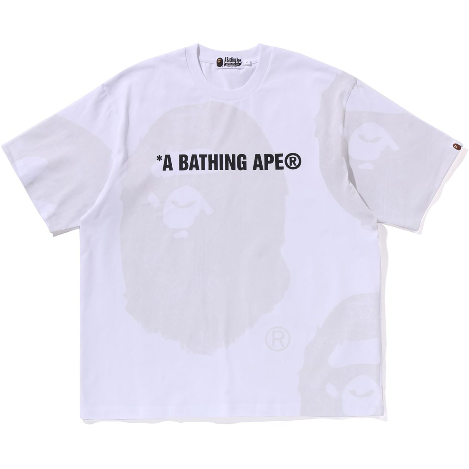 WATER PRINT APE HEAD RELAXED FIT TEE MENS – Image 1