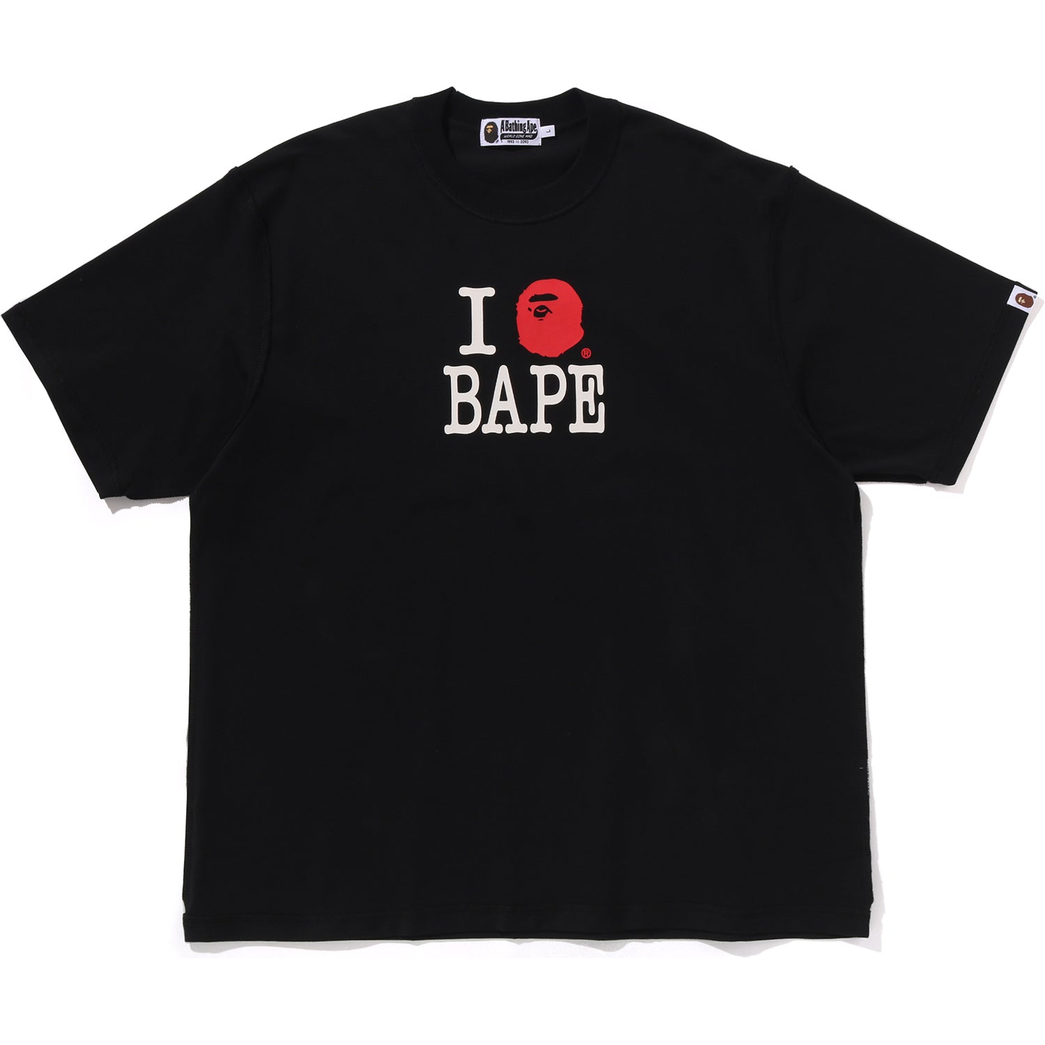 BAPE LOGO INSIDE OUT RELAXED FIT TEE MENS – Image 1