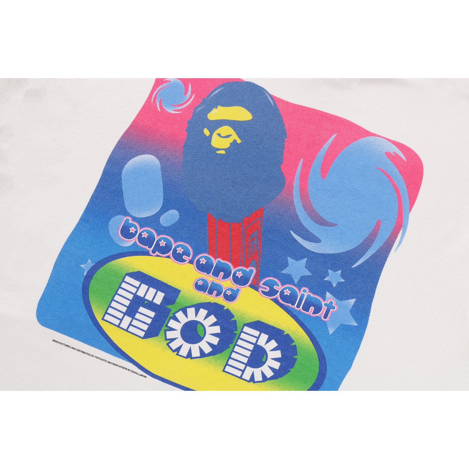 BAPE X SAINT MXXXXXX GOD TEE MENS – Image 3