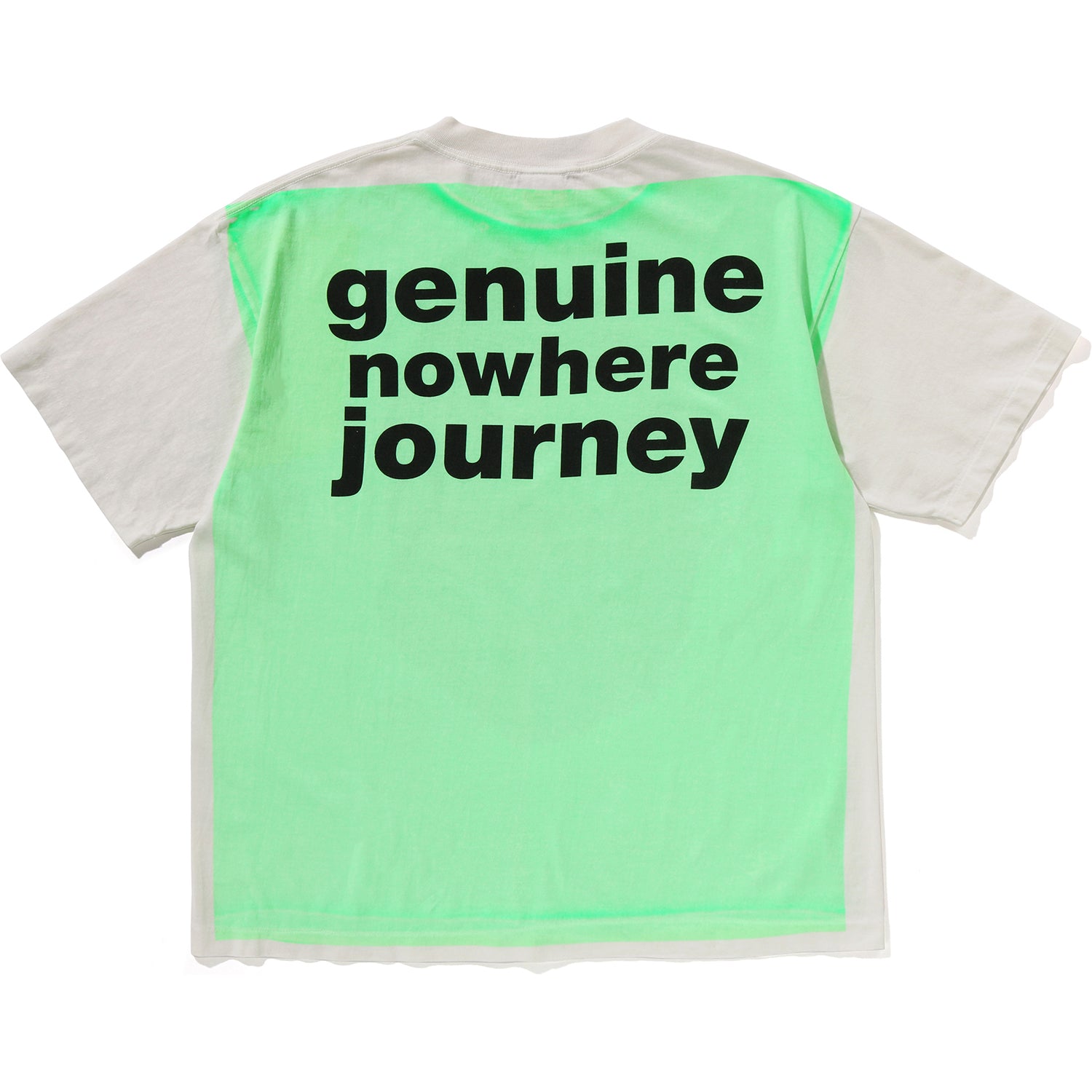BAPE X SAINT MXXXXXX MAD FACE HANDPRINTING TEE MENS – Image 2