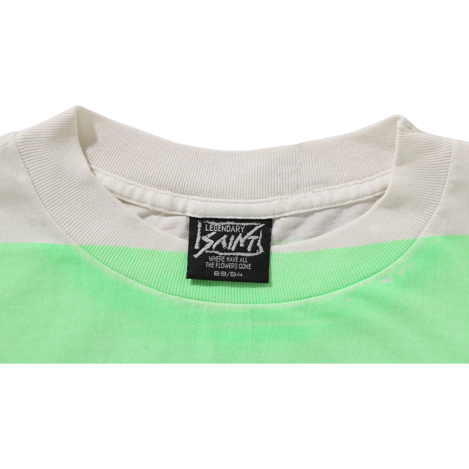 BAPE X SAINT MXXXXXX MAD FACE HANDPRINTING TEE MENS – Image 5