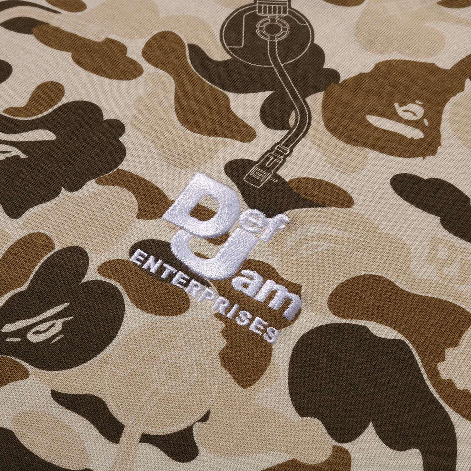 BAPE X DEF JAM CAMO RELAXED FIT TEE MENS – Image 3