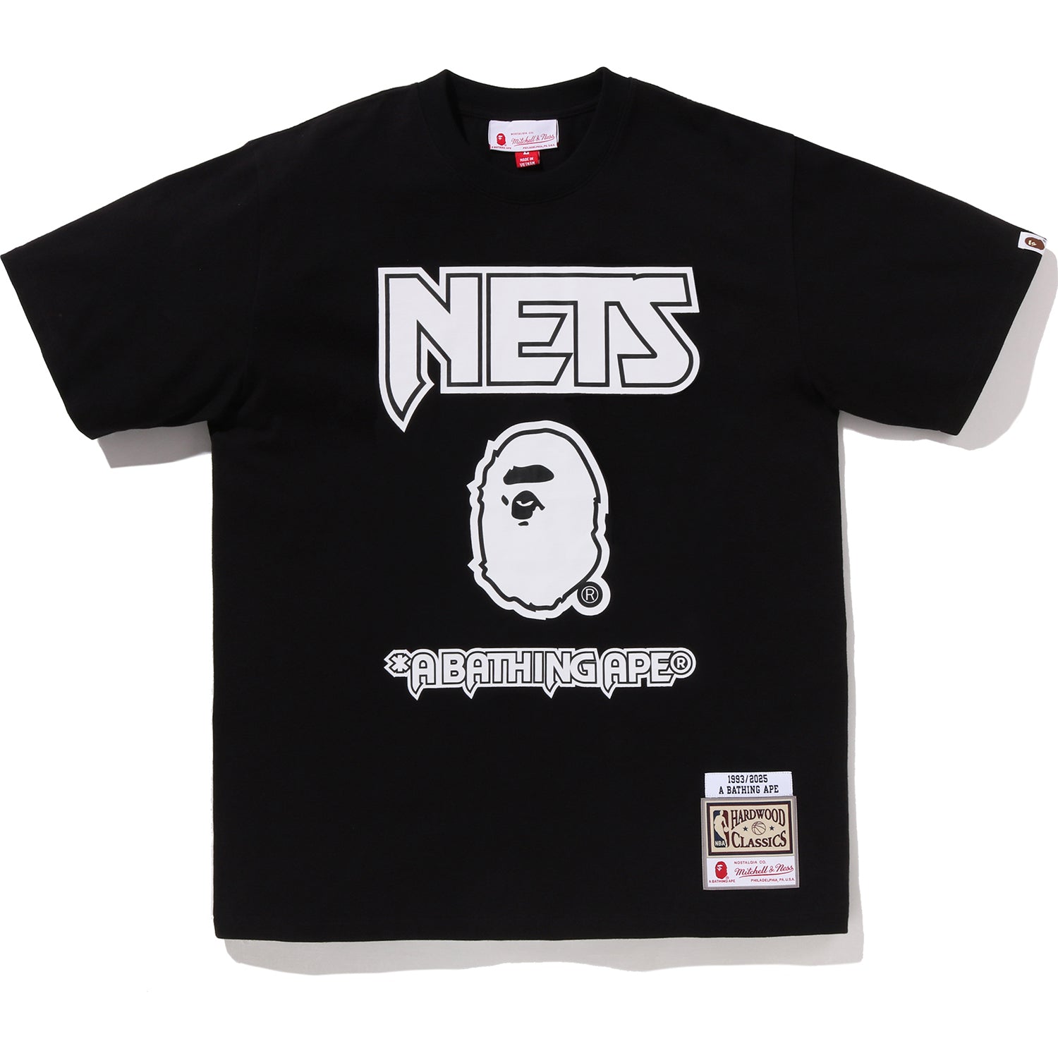 BAPE X M&N NBA - NEW JERSEY NETS TEE MENS – Image 1