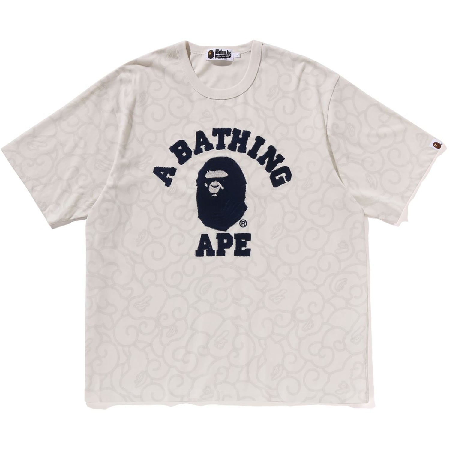 WASHED CLOUD CAMO COLLEGE RELAXED FIT TEE MENS – Image 1