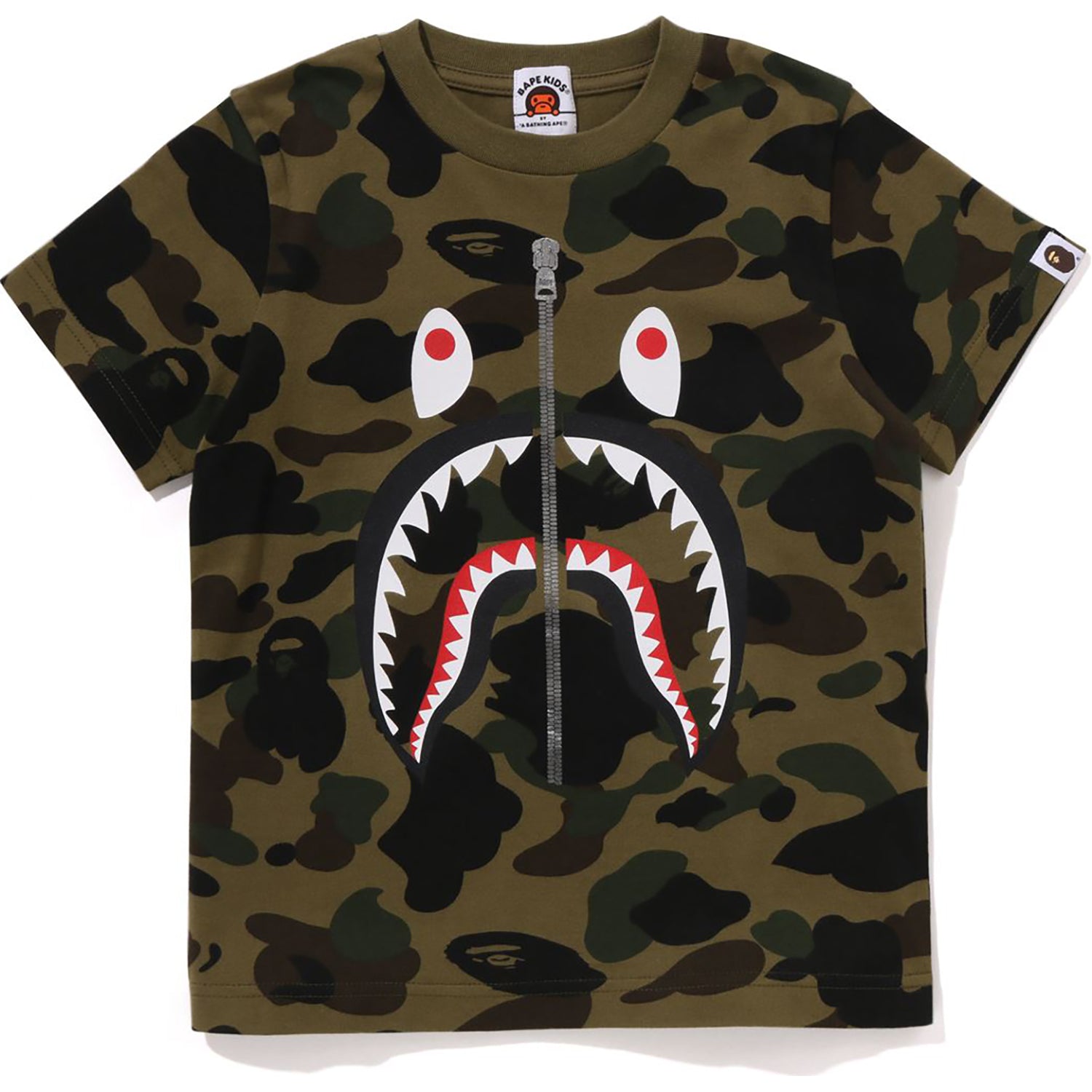 1ST CAMO SHARK TEE KIDS – Image 1