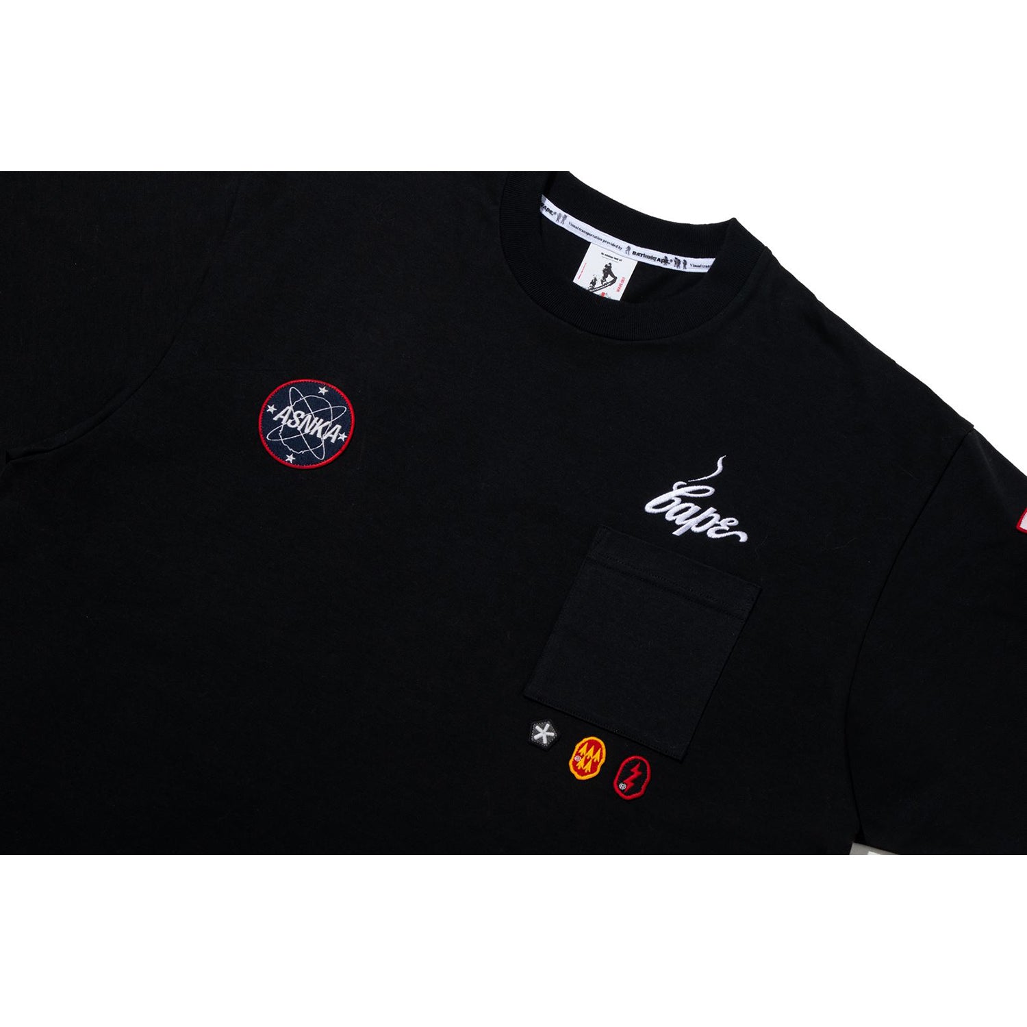 BAPE BY KAZUKI KURAISHI MULTI PATCH MILITARY TEE MENS – Image 2