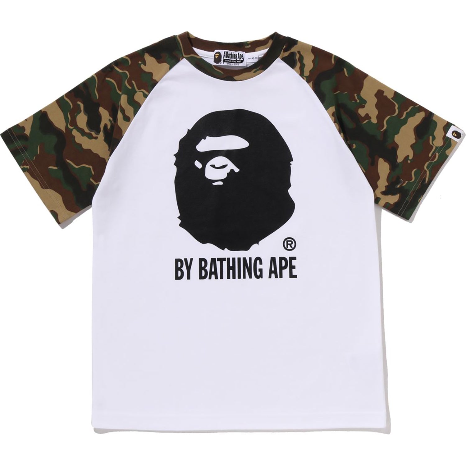 GLITCH WOODLAND CAMO BY BATHING APE TEE JR KIDS – Image 1