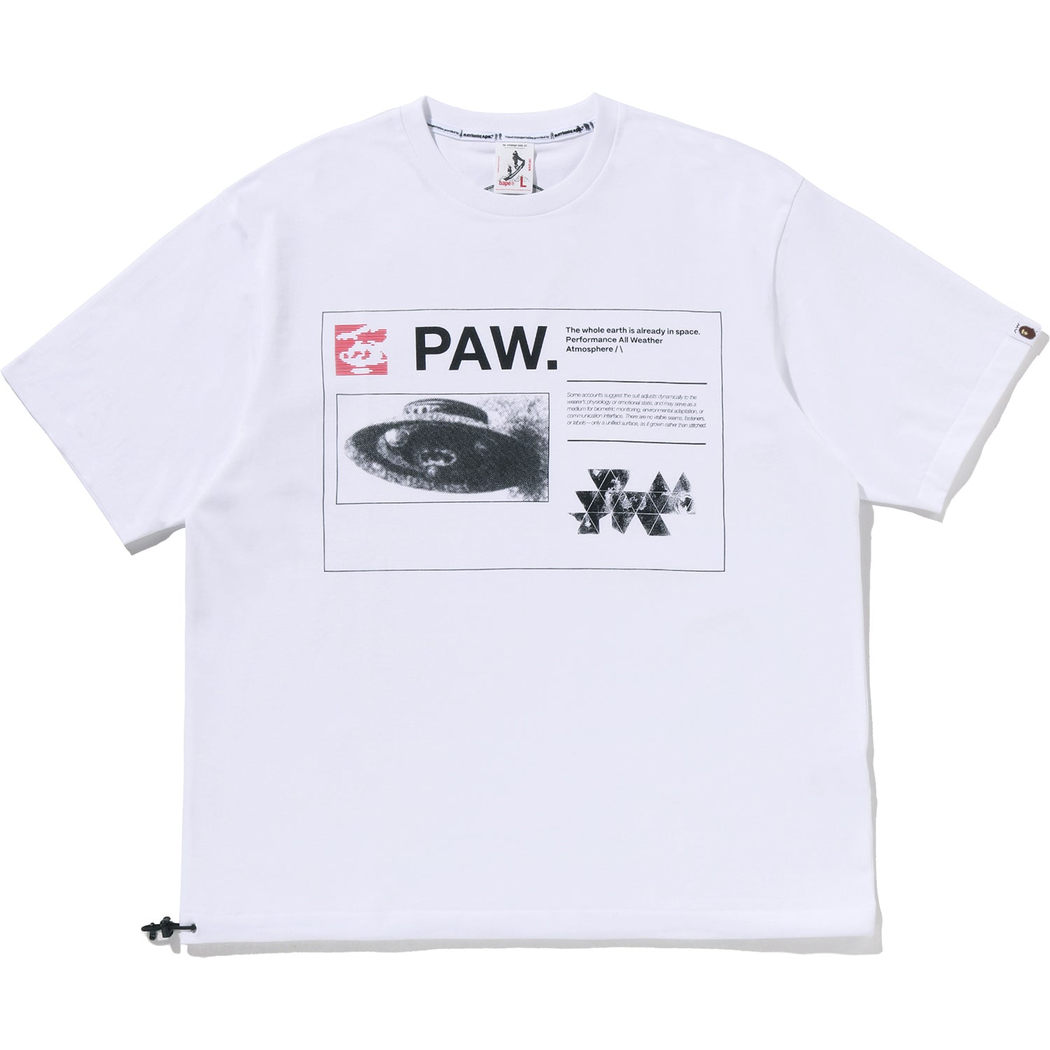 BAPE BY KAZUKI KURAISHI MULTI LOGO RELAXED FIT TEE MENS – Image 1