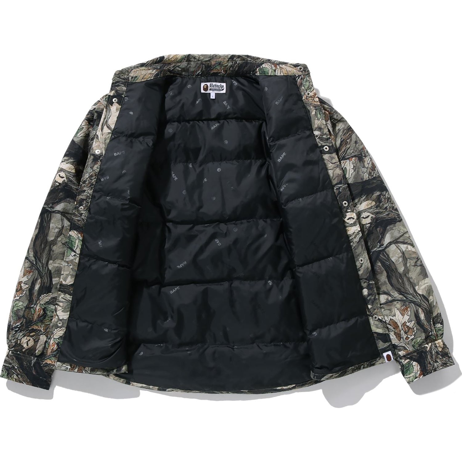 TREE EDGE CAMO DOWN SHIRT JACKET MENS – Image 3