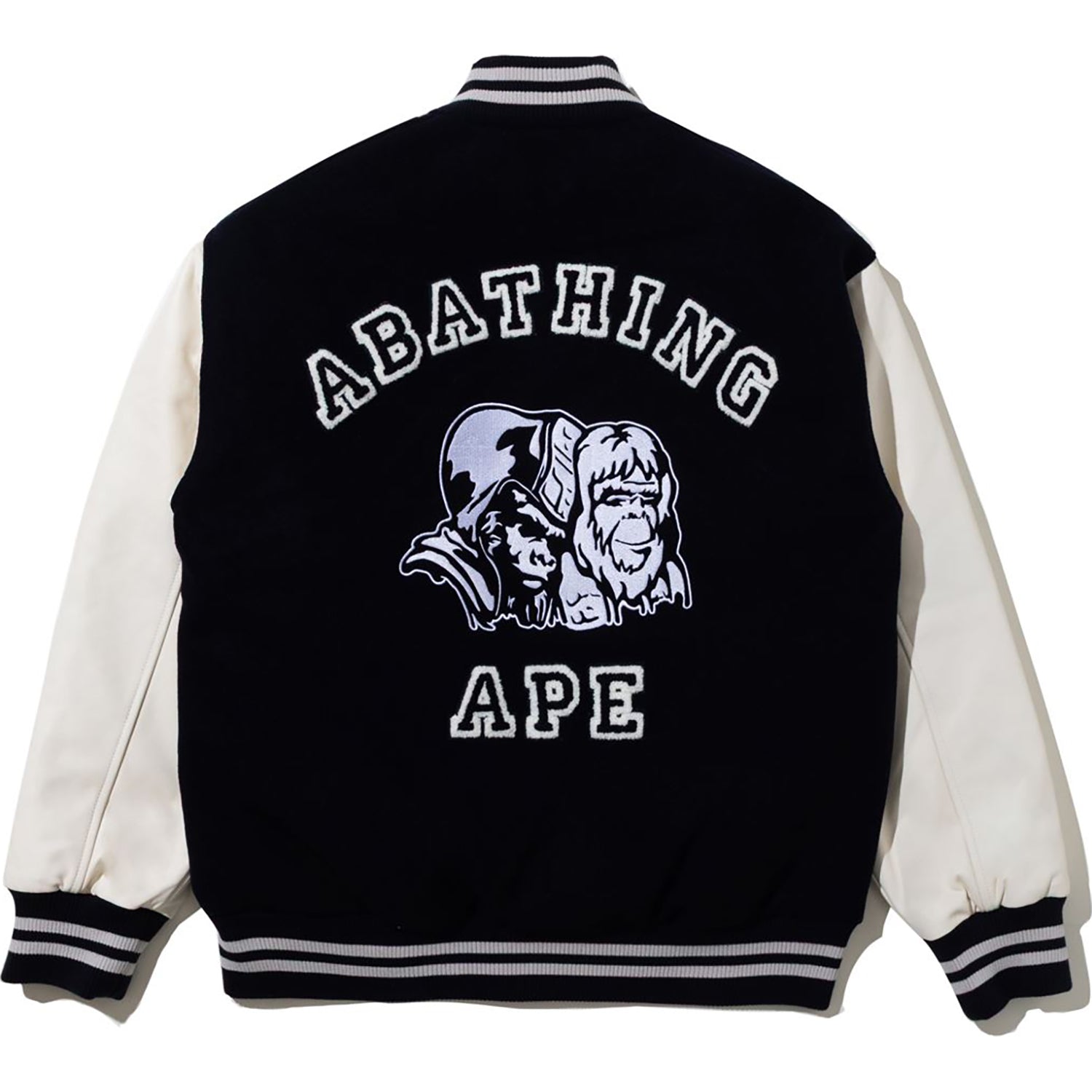 BAPE BY KAZUKI KURAISHI MULTI LOGO VARSITY DOWN JACKET MENS – Image 5