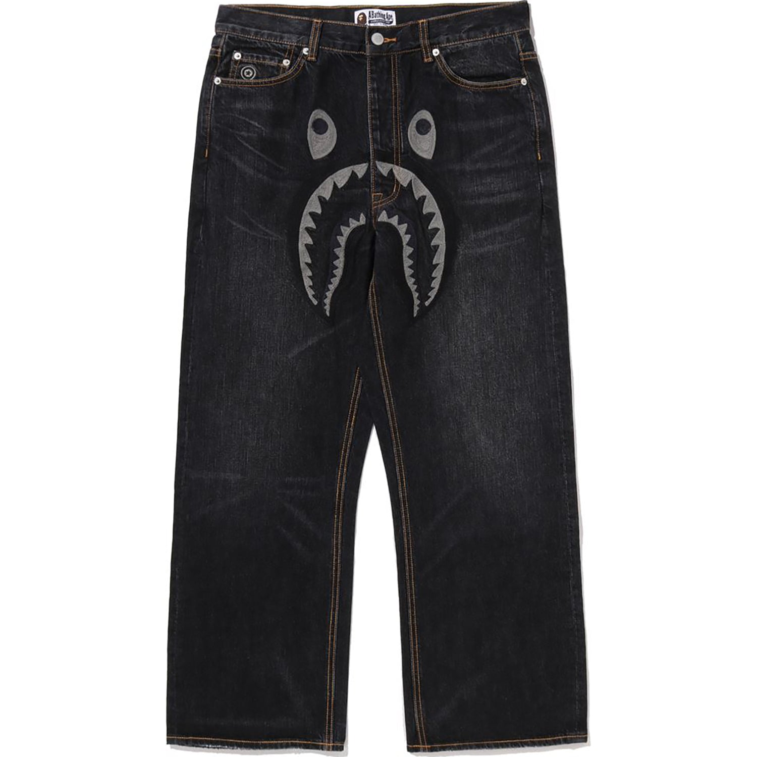 SHARK RELAXED FIT DENIM PANTS MENS – Image 1