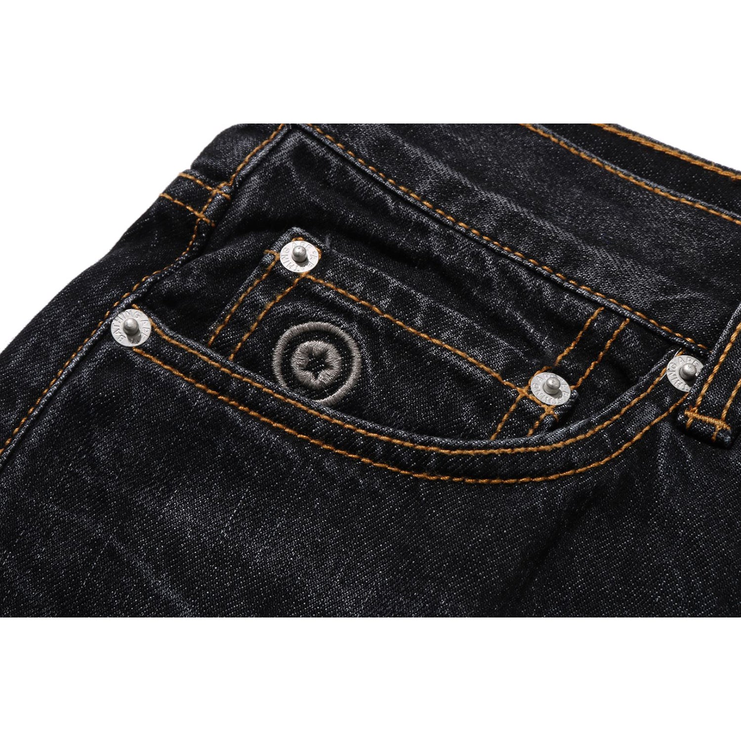 SHARK RELAXED FIT DENIM PANTS MENS – Image 4