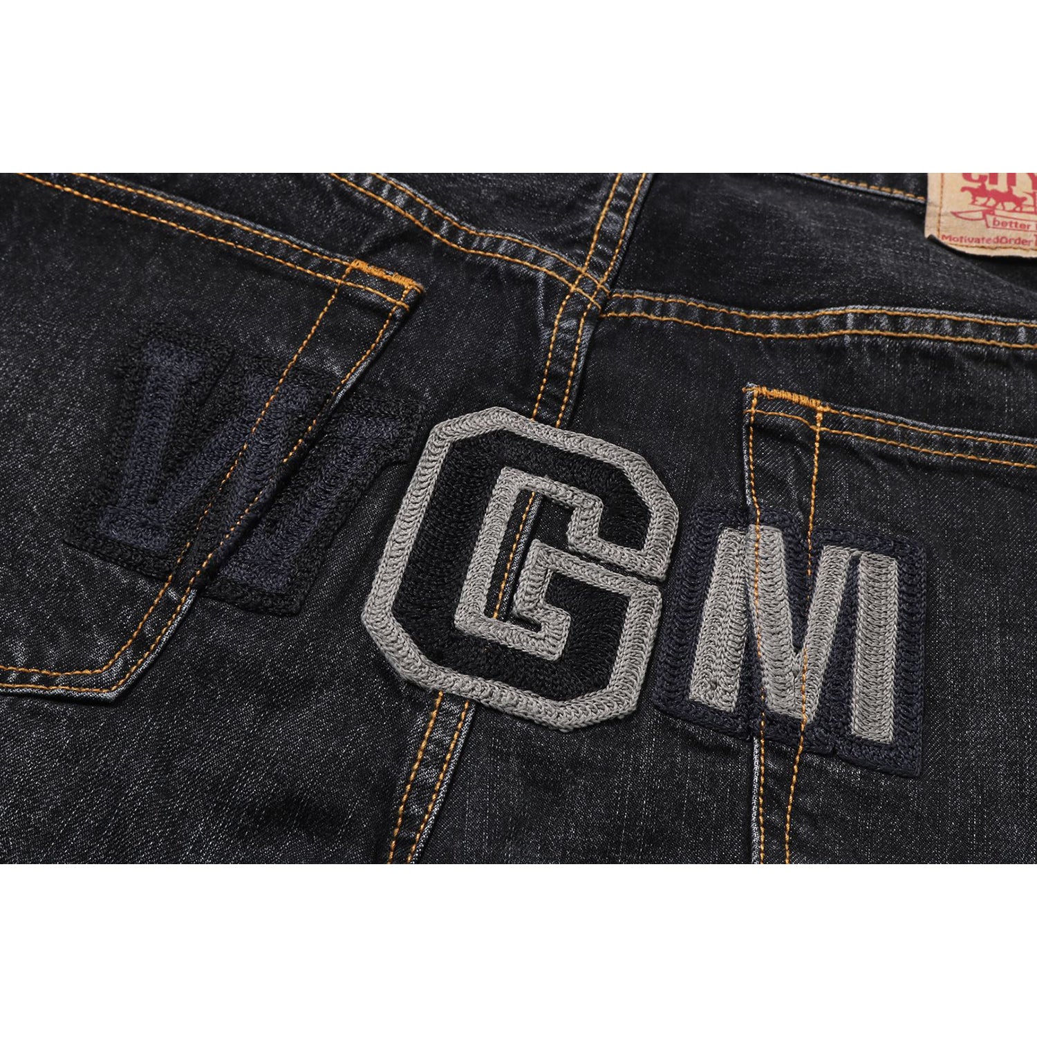 SHARK RELAXED FIT DENIM PANTS MENS – Image 5