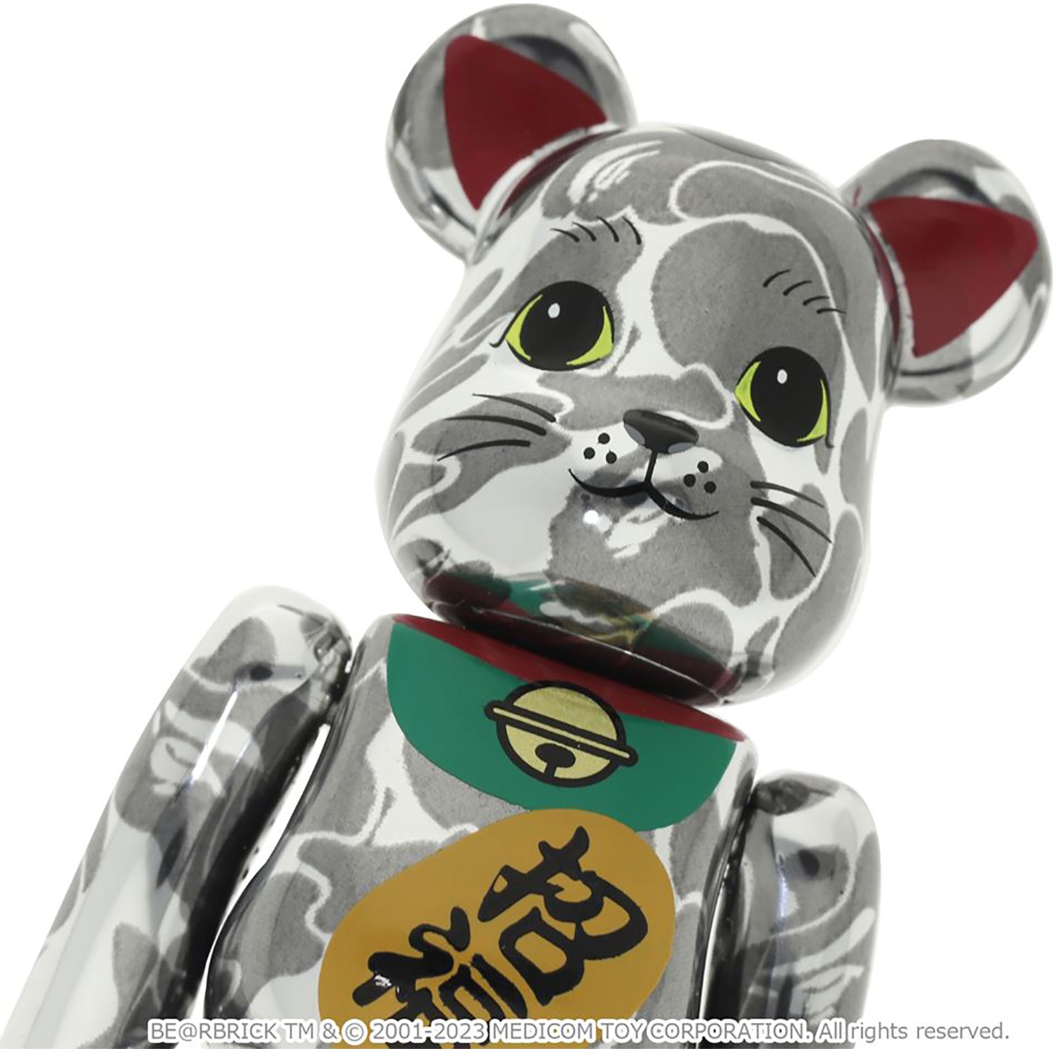 NEW YEAR BE@RBRICK MANEKINEKO SHISHIMAI DARUMA 100% & 400% – Image 4