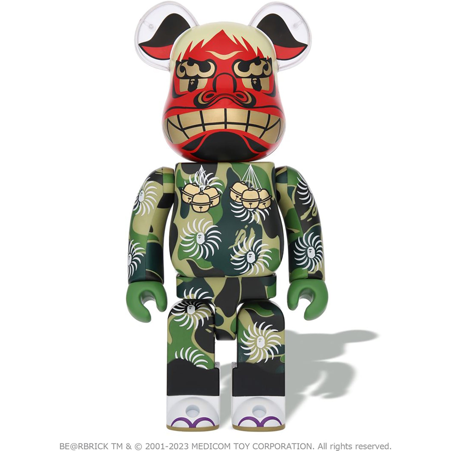 NEW YEAR BE@RBRICK MANEKINEKO SHISHIMAI DARUMA 100% & 400% – Image 11