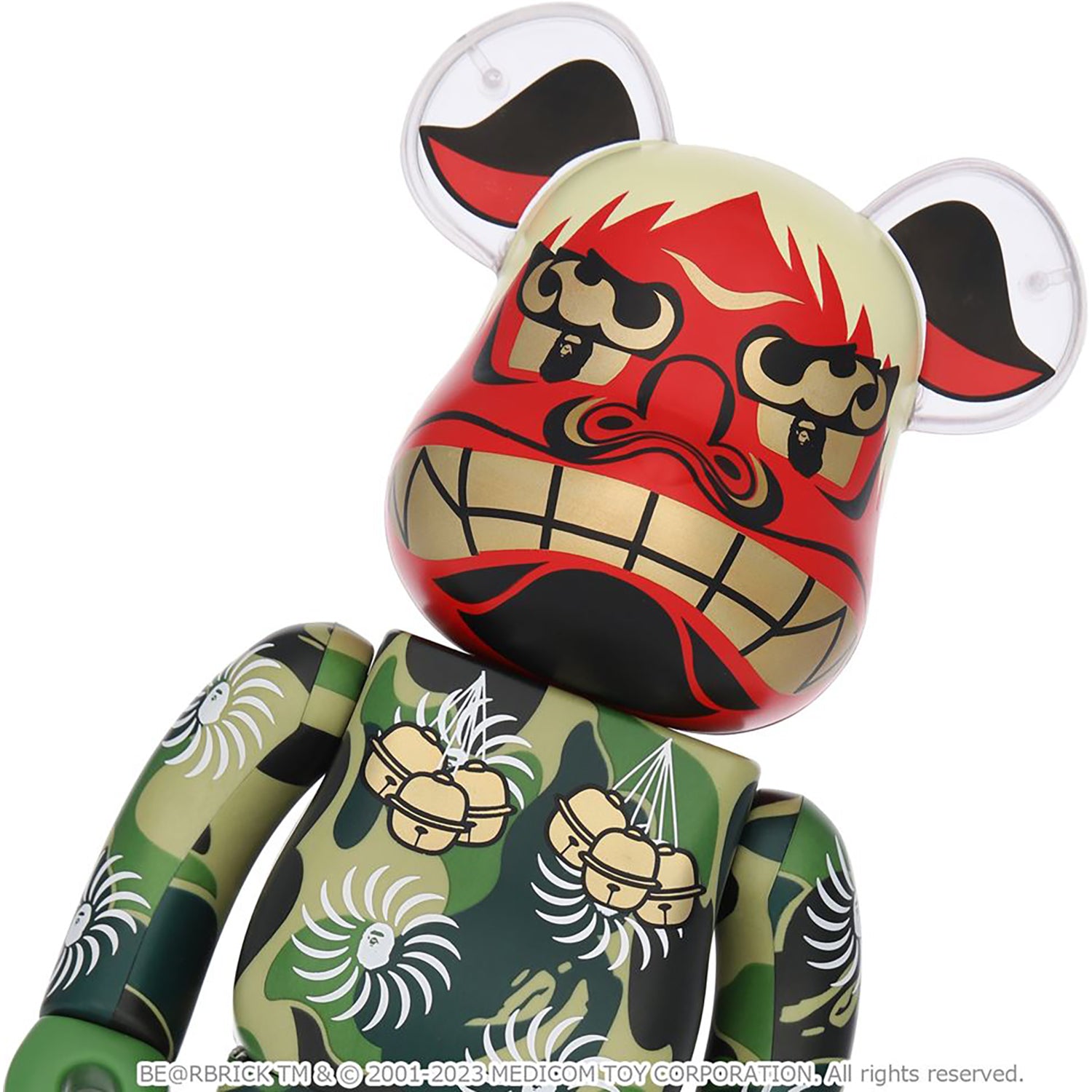 NEW YEAR BE@RBRICK MANEKINEKO SHISHIMAI DARUMA 100% & 400% – Image 13