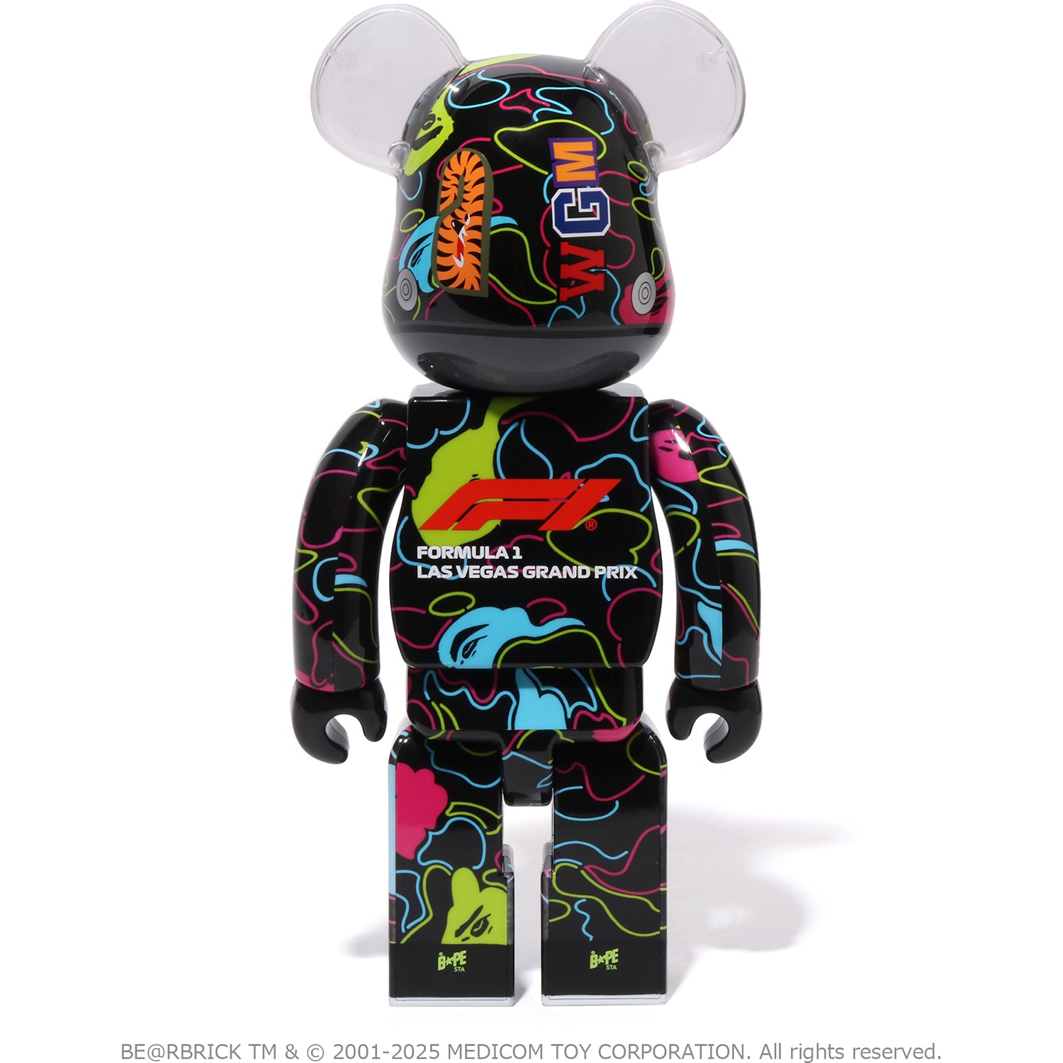 BAPE X F1 LAS VEGAS BE@RBRICK 100%&400% – Image 5