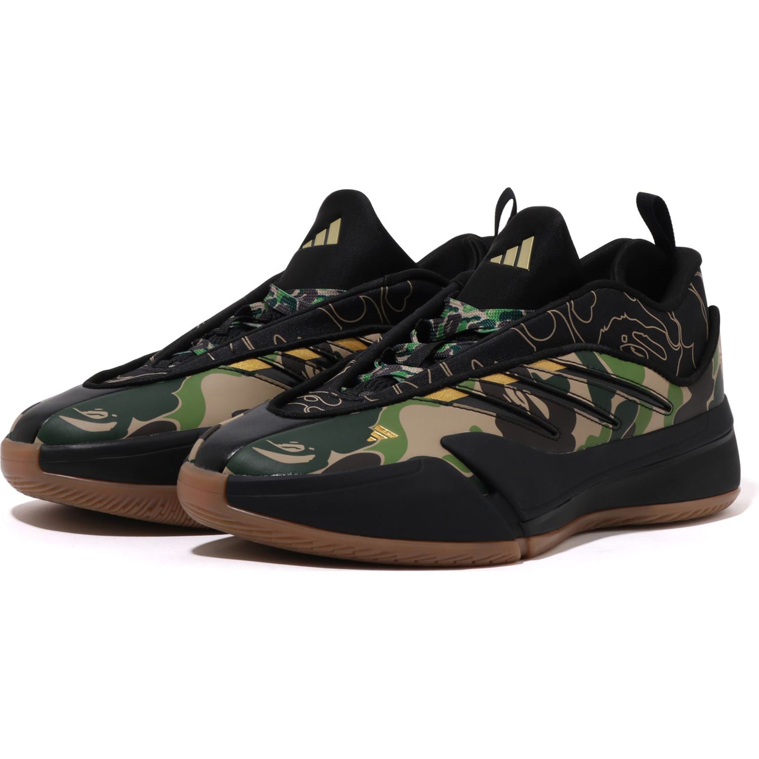 BAPE X ADIDAS - DAME 9 BAPE CAMO MENS – Image 1
