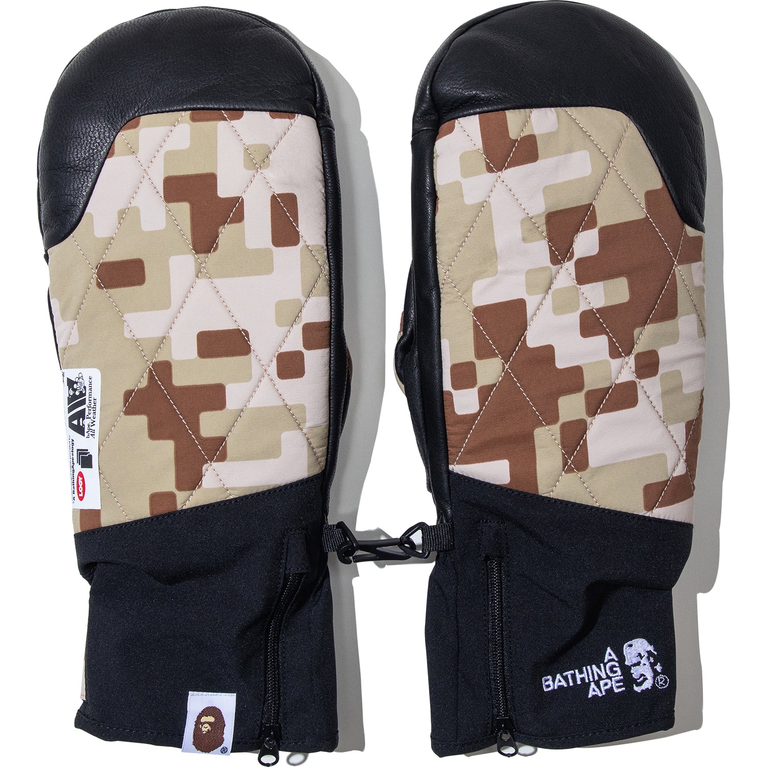 BAPE BY KAZUKI KURAISHI UAP CAMO GLOVES MENS – Image 1