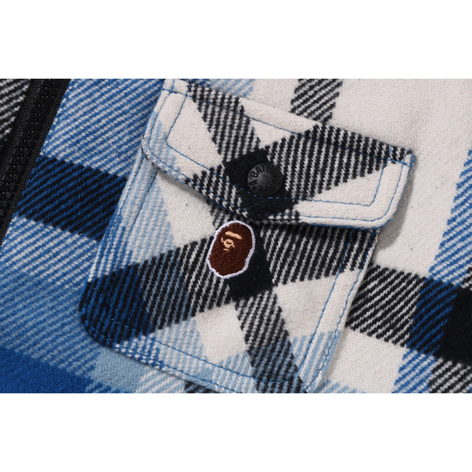 BAPE CHECK JACKET JR KIDS – Image 4