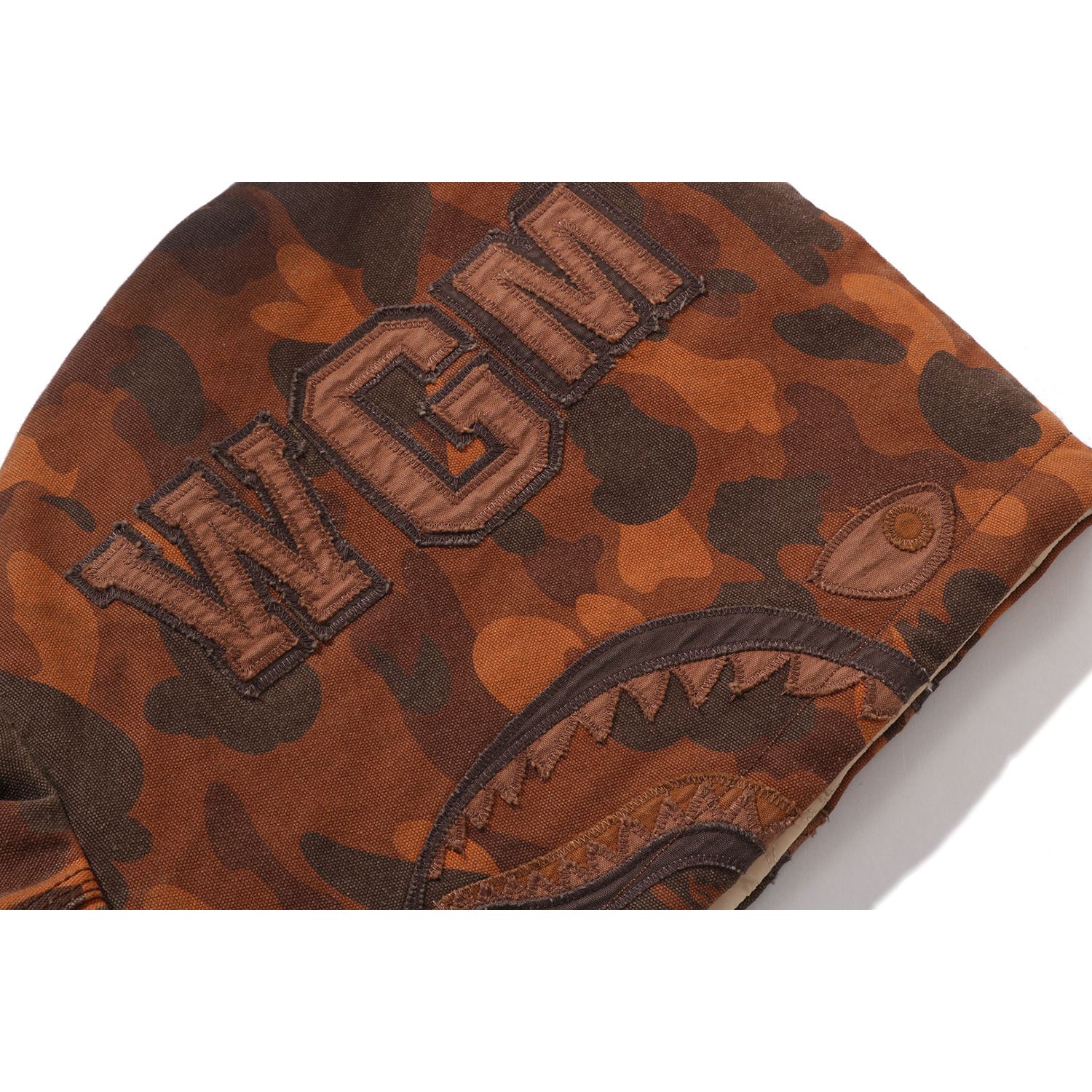 SOLID 1ST CAMO REVERSIBLE SHARK ZIP HEAVY JACKET MENS – Image 5