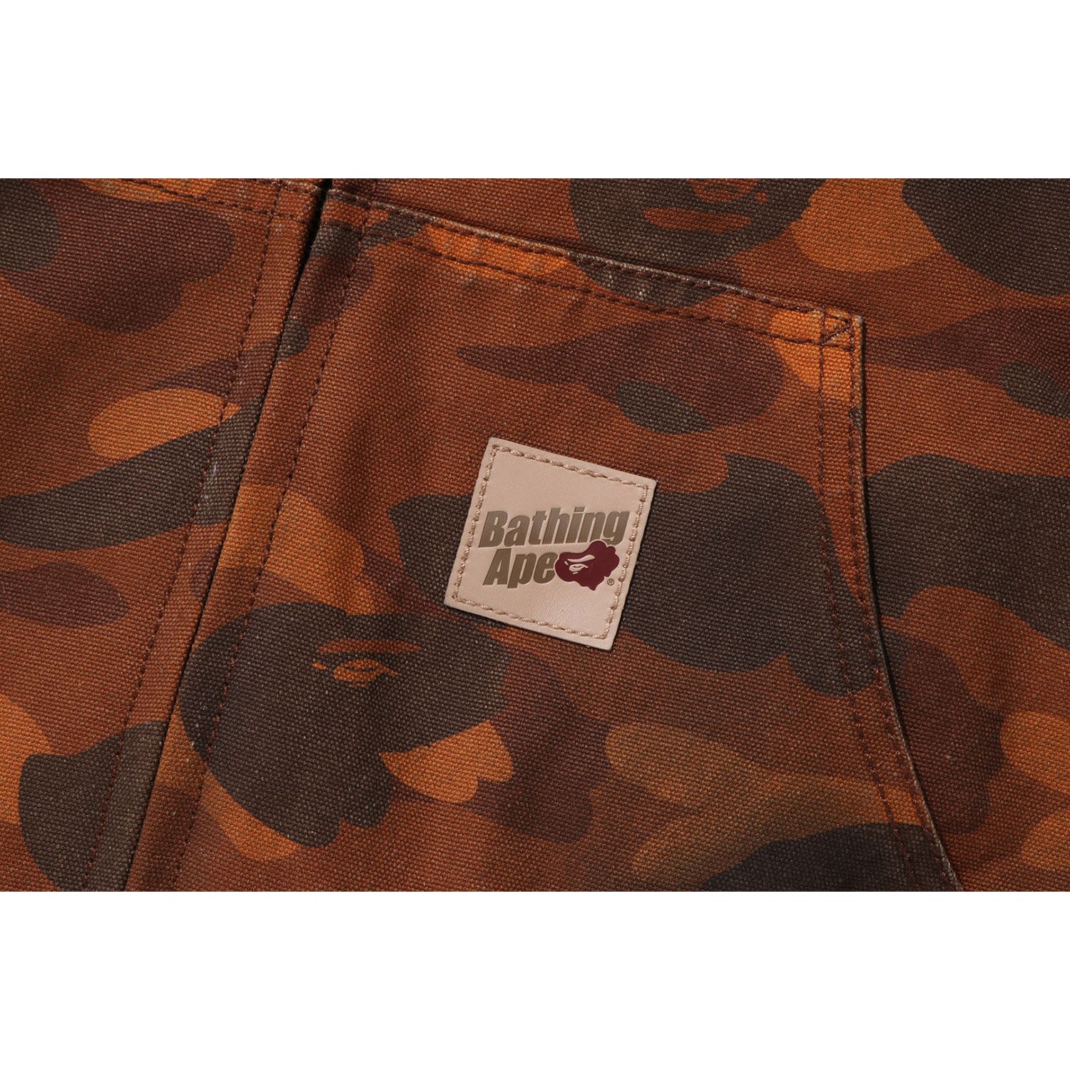 SOLID 1ST CAMO REVERSIBLE SHARK ZIP HEAVY JACKET MENS – Image 7