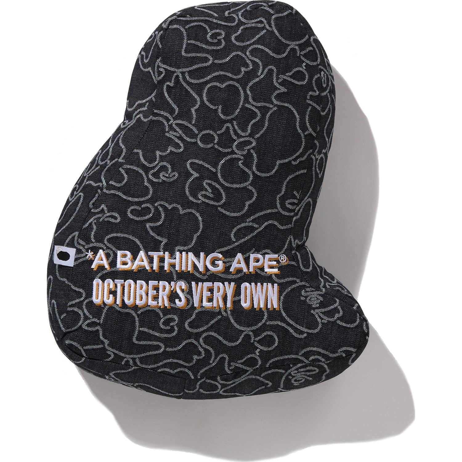 BAPE X OVO NEON 1ST CAMO JACQUARD DENIM CUSHION – Image 3