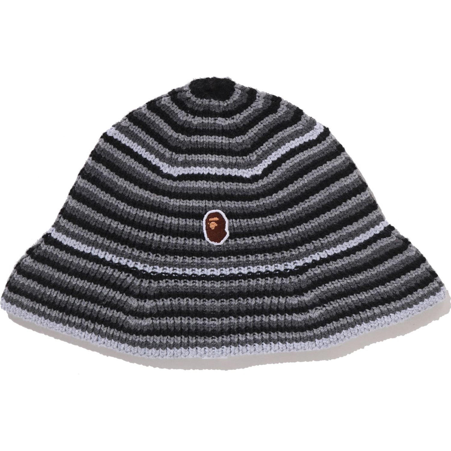 APE HEAD ONE POINT STRIPE KNIT HAT MENS – Image 1