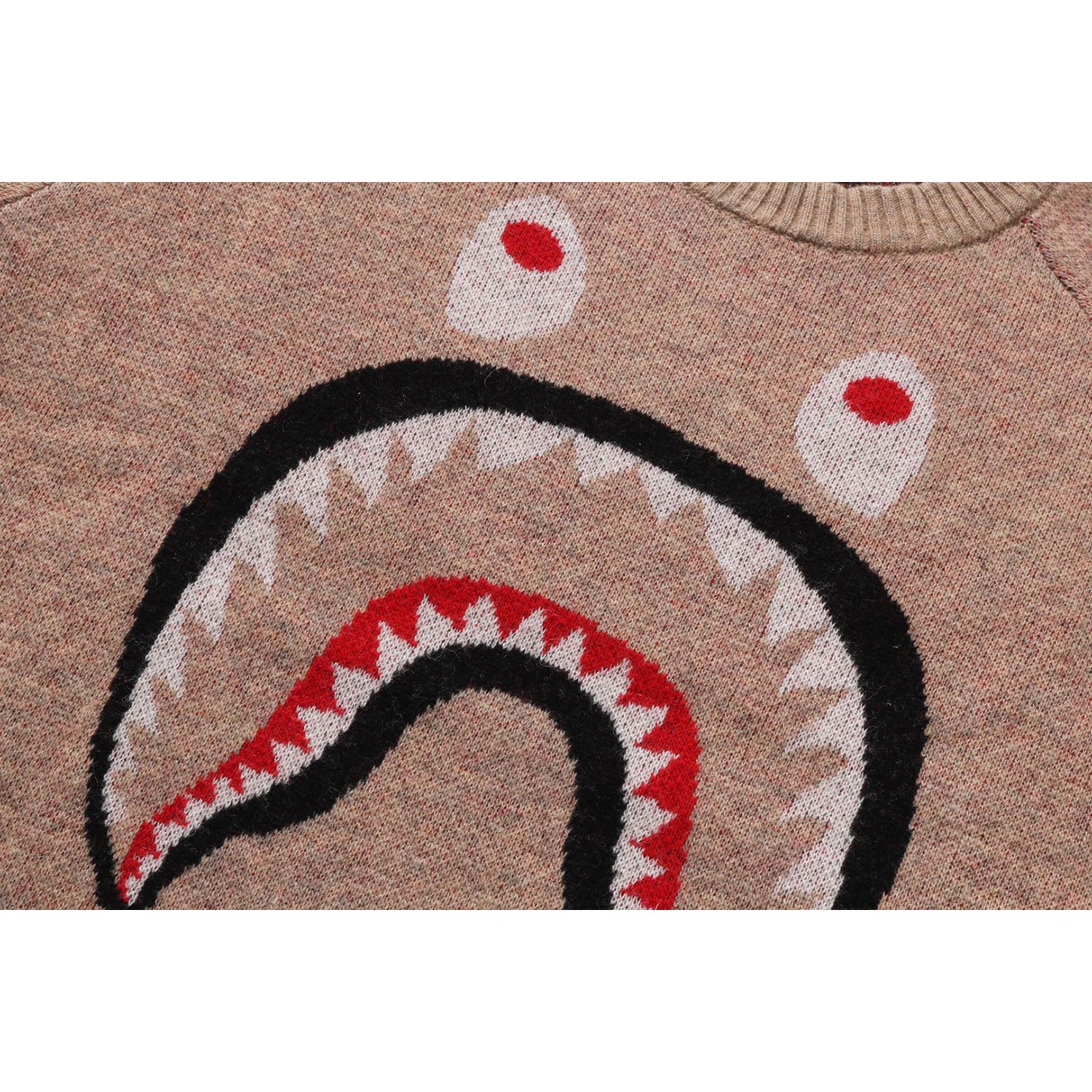 SHARK WOOL MIX SWEATER LADIES – Image 3