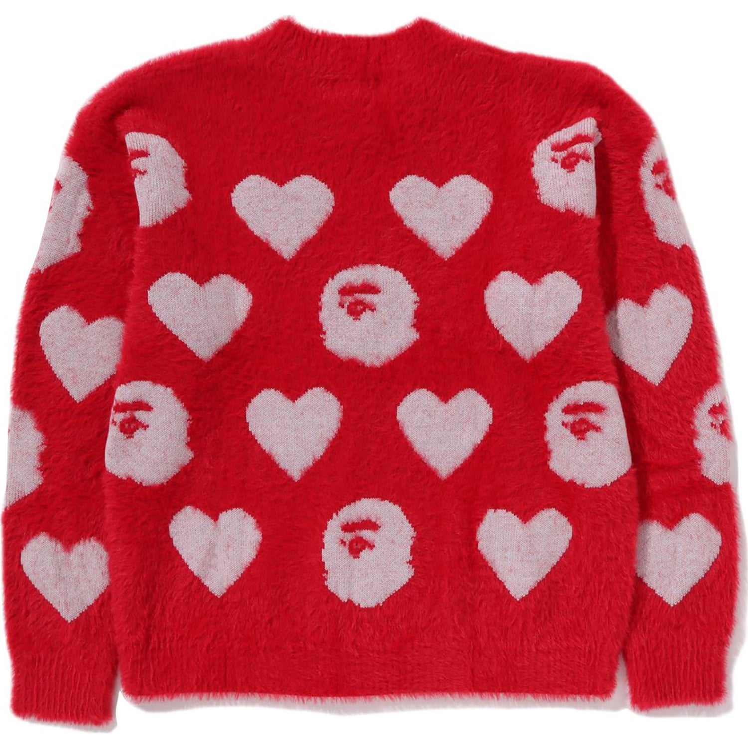 I LOVE BAPE MONOGRAM WOOL MIX SWEATER LADIES – Image 2