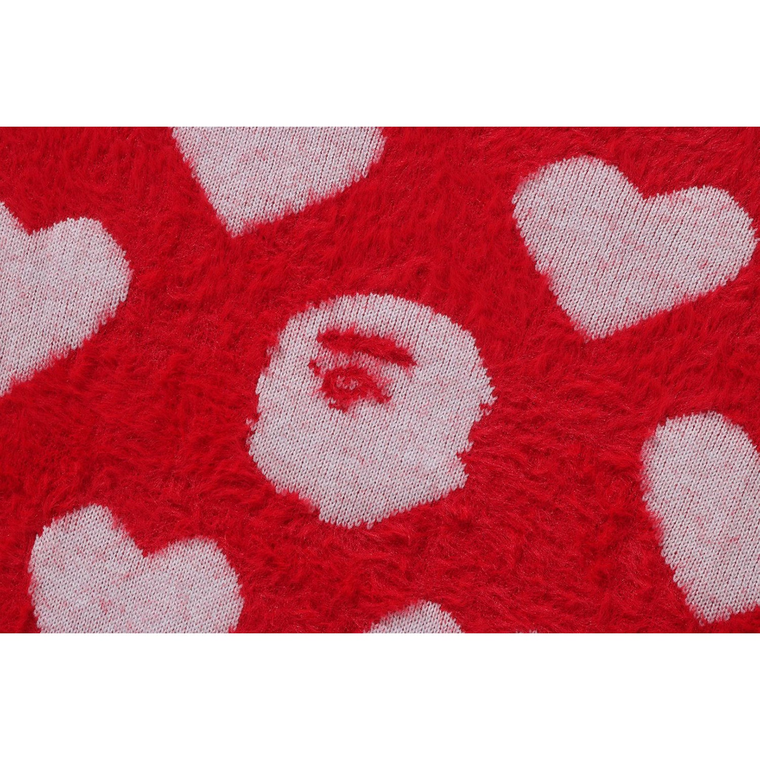 I LOVE BAPE MONOGRAM WOOL MIX SWEATER LADIES – Image 3