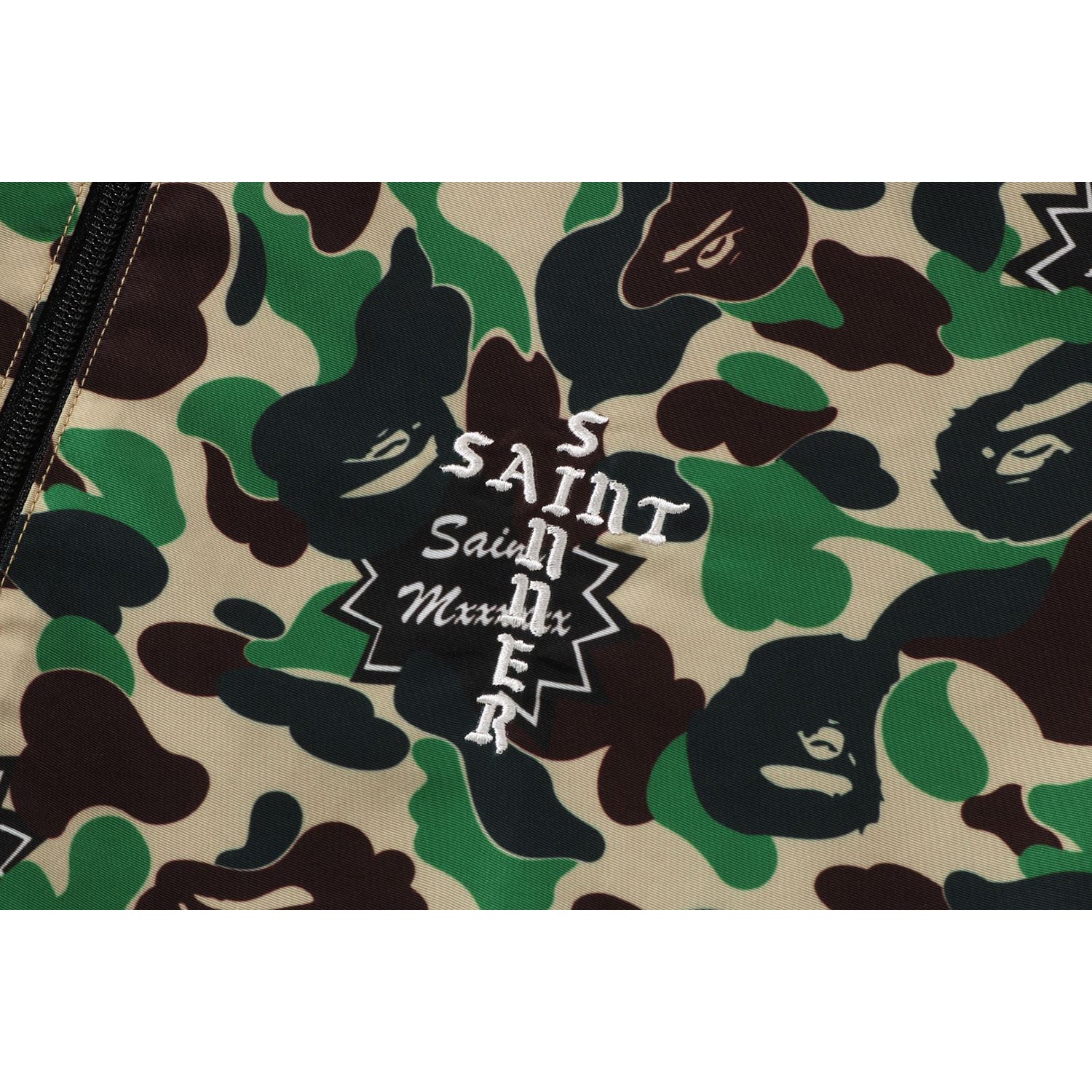 BAPE X SAINT MXXXXXX ABC CAMO TRACK JACKET MENS – Image 2