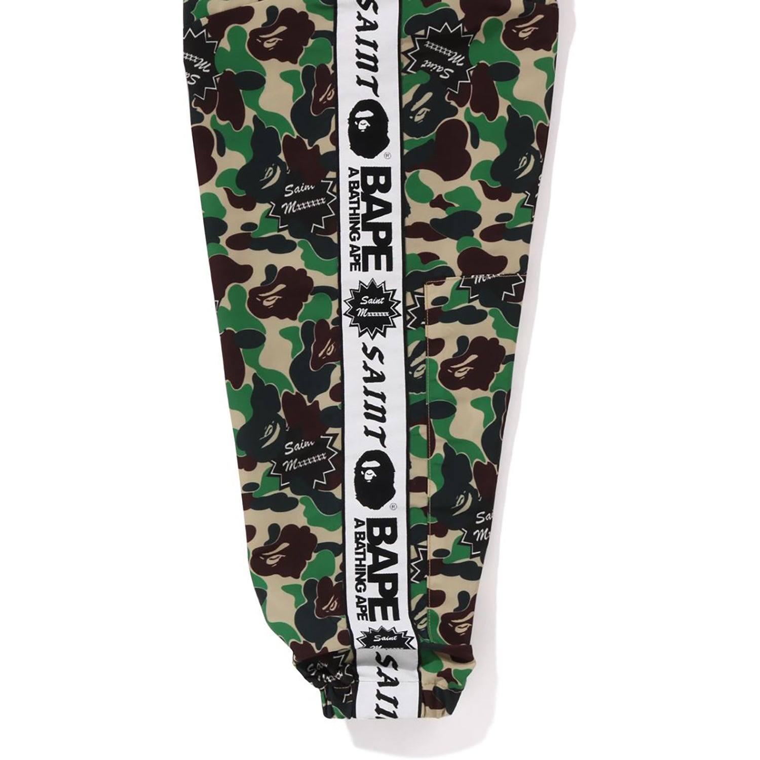 BAPE X SAINT MXXXXXX ABC CAMO TRACK JACKET MENS – Image 3