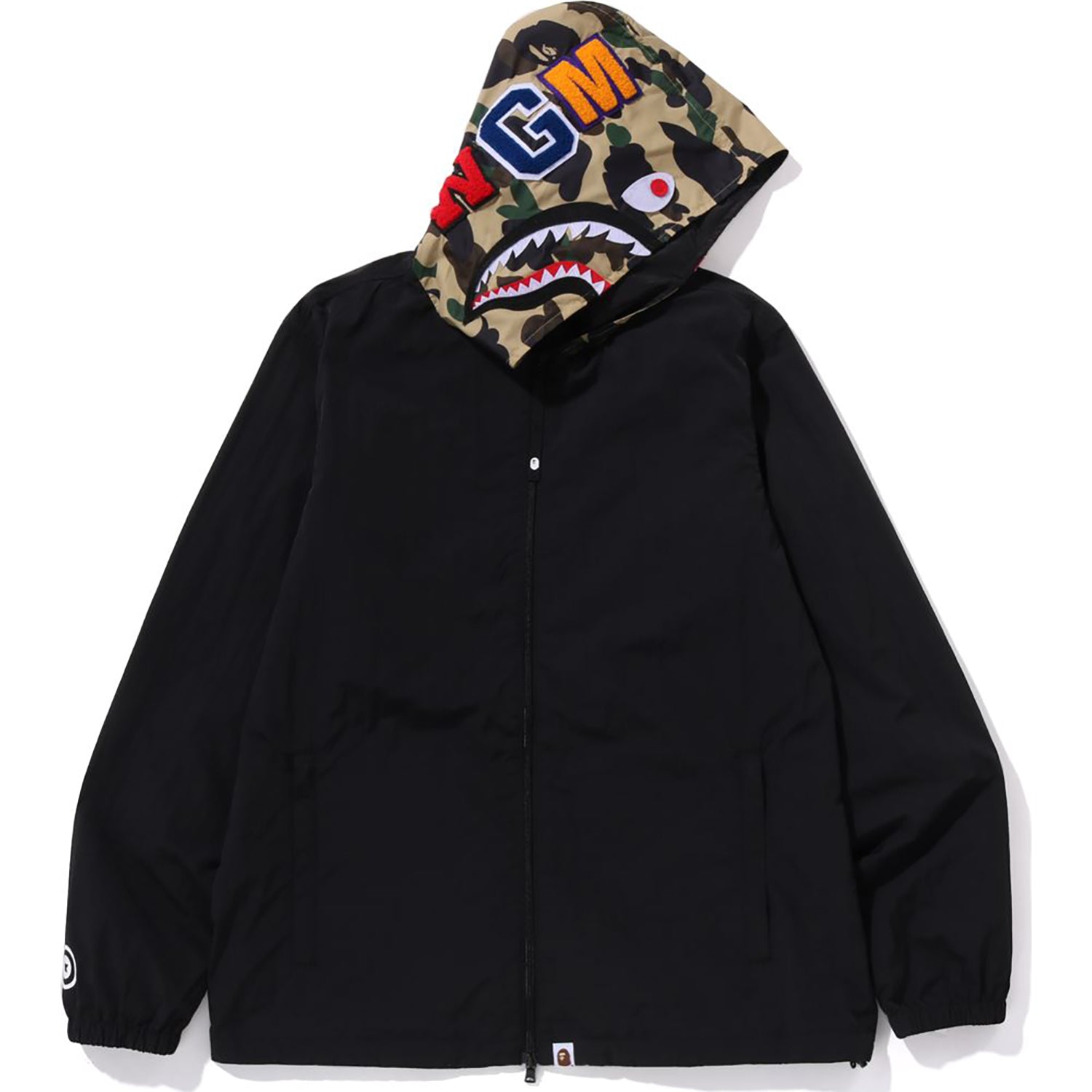 1ST CAMO SHARK HOODIE JACKET MENS – Image 1