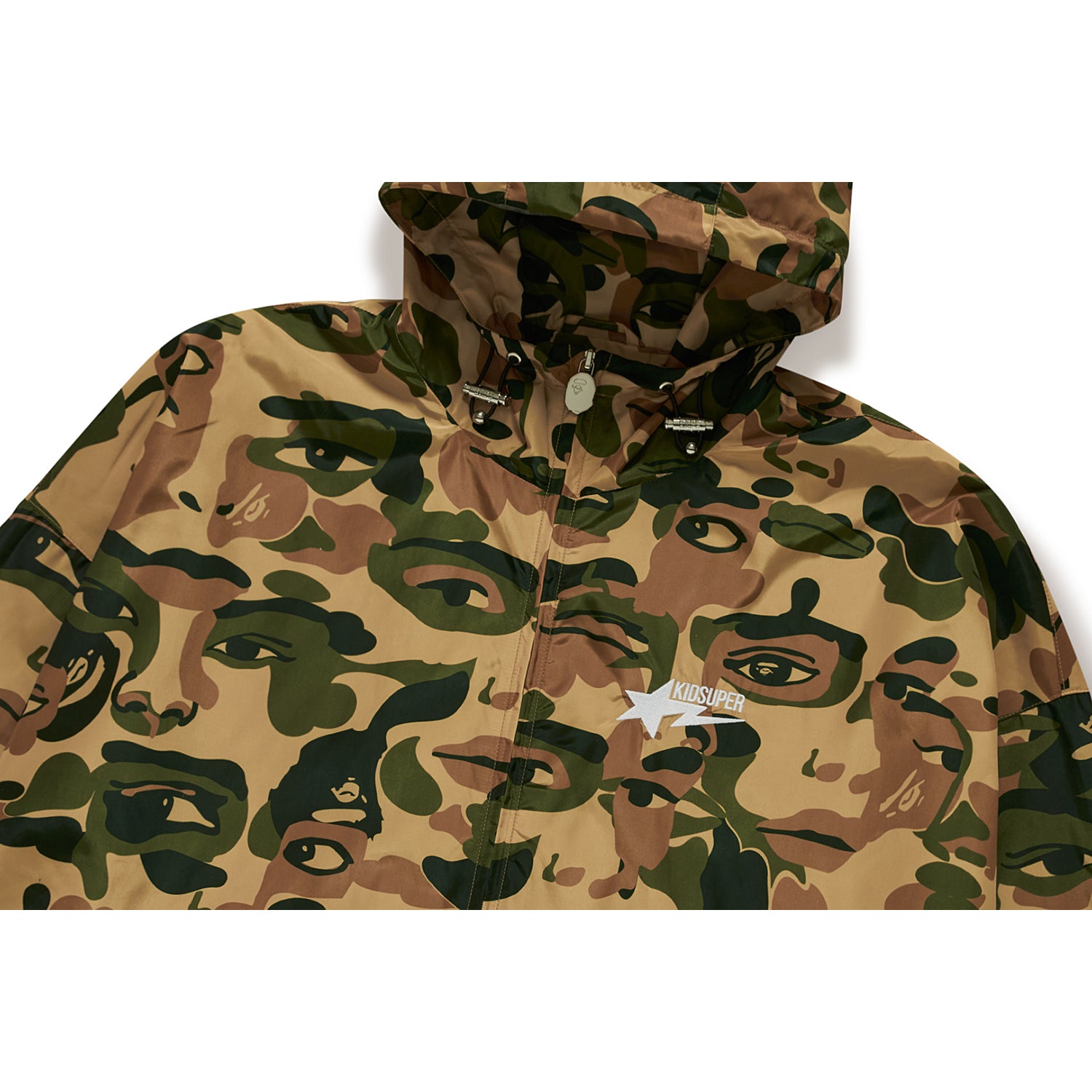 BAPE X KIDSUPER CAMO LIGHTWEIGHT JACKET MENS – Image 3