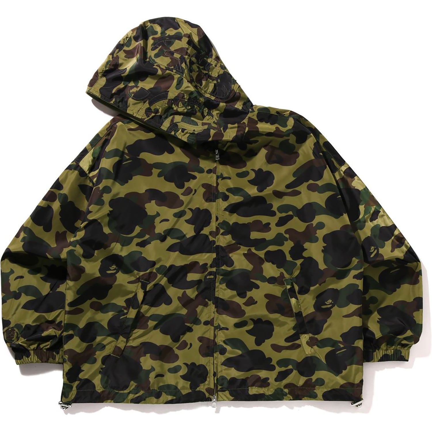 1ST CAMO JACQUARD SHARK FULL ZIP JACKET MENS – Image 2