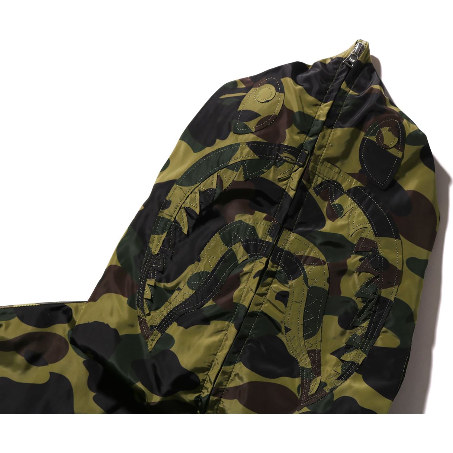 1ST CAMO JACQUARD SHARK FULL ZIP JACKET MENS – Image 4