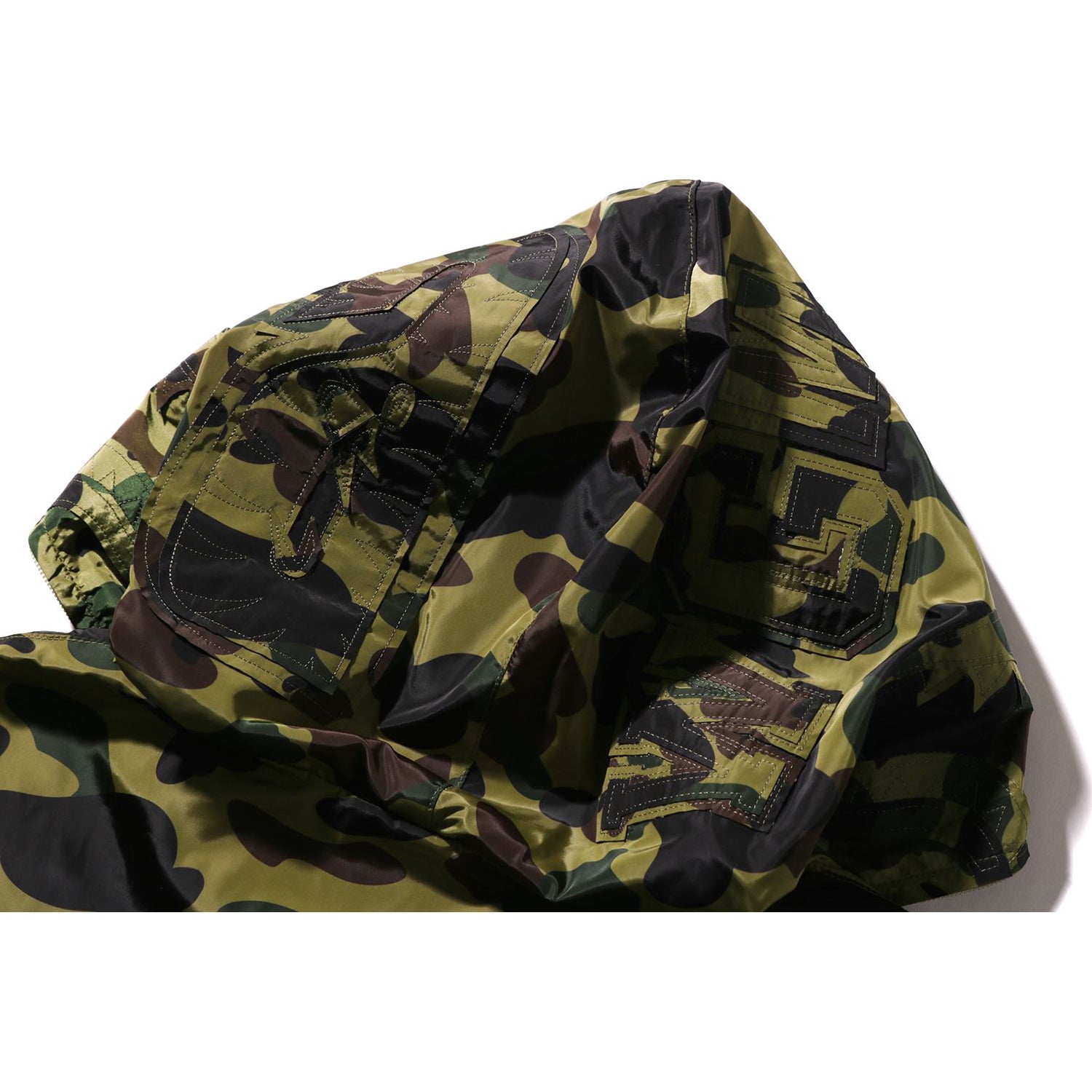 1ST CAMO JACQUARD SHARK FULL ZIP JACKET MENS – Image 5