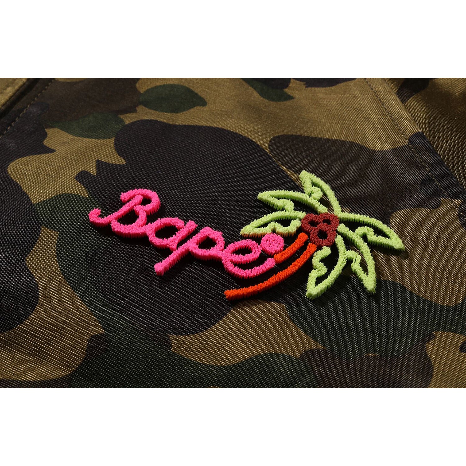 1ST CAMO NEON APE HEAD SOUVENIR JACKET LADIES – Image 3