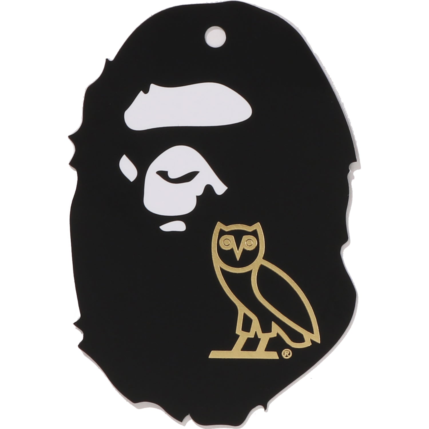BAPE X OVO SYNTHETIC WASHABLE LEATHER SNOWBOARD JACKET MENS – Image 9