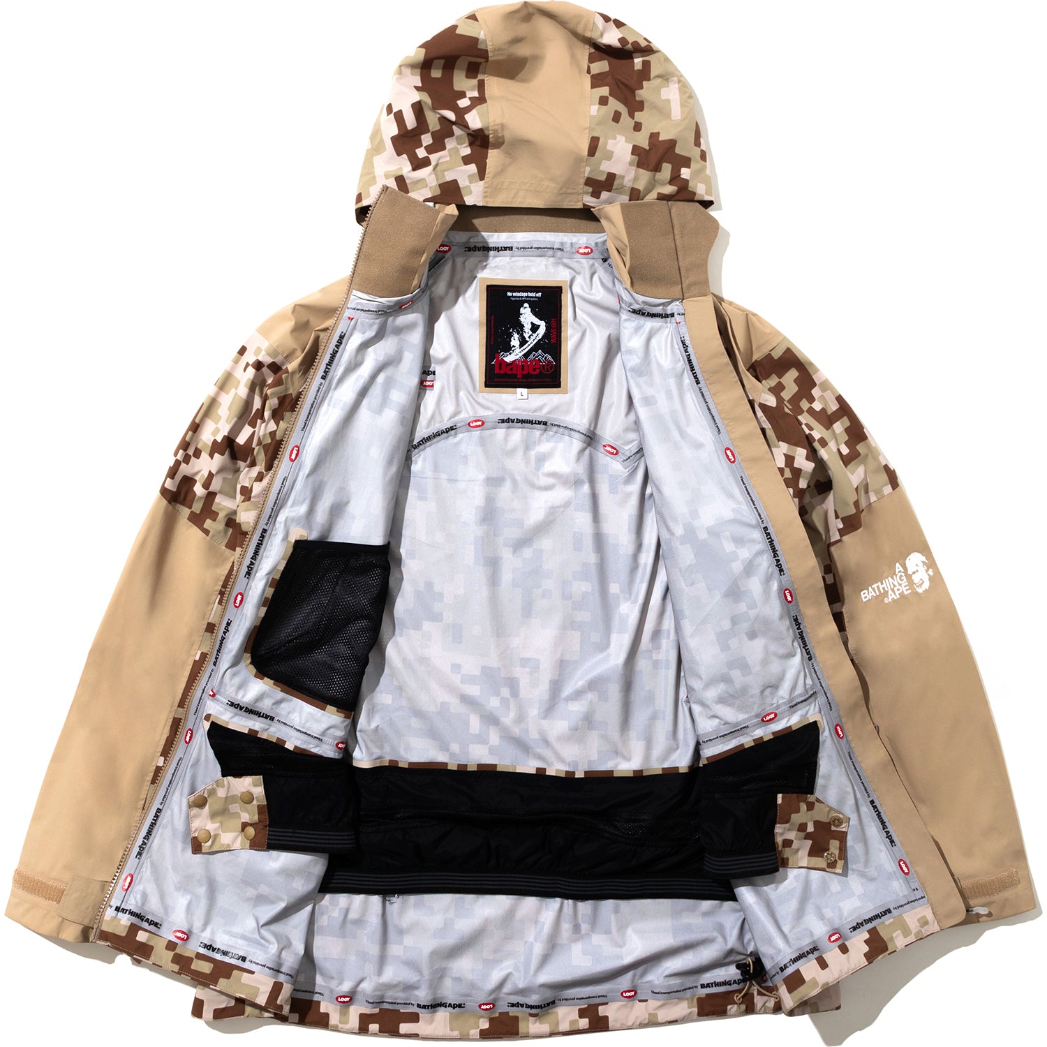 BAPE BY KAZUKI KURAISHI UAP CAMO SNOWBOARD 3-LAYER JACKET MENS – Image 2